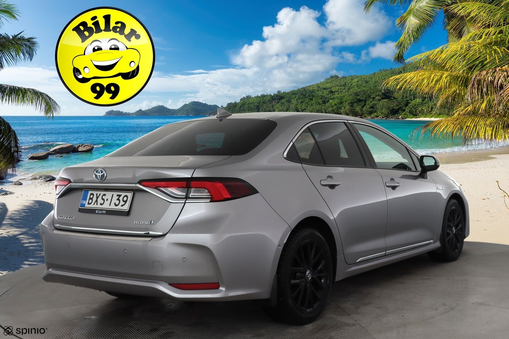 Toyota Corolla 2019 Sedan 1,8 Hybrid Premium * ACC / HUD / P.kamera / LED / Navi / Puolinahat / KeylessGo / Lohkolämmitin * - Suomi-auto / Kahdet renkaat aluvanteilla / Merkkihuollettu - Osta nyt, maksa vasta ensi vuonna
