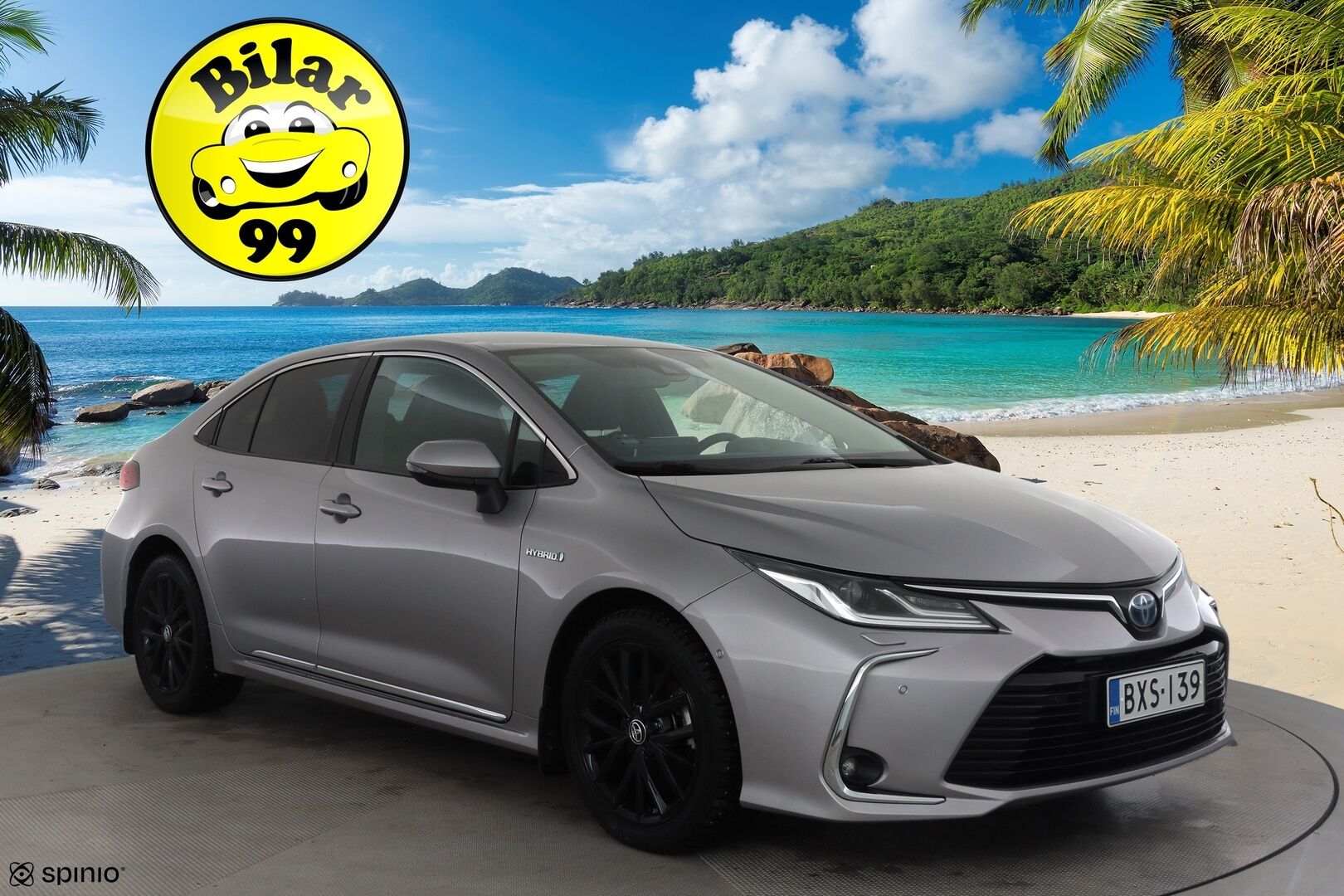 Toyota Corolla 2019 Sedan 1,8 Hybrid Premium * ACC / HUD / P.kamera / LED / Navi / Puolinahat / KeylessGo / Lohkolämmitin * - Suomi-auto / Kahdet renkaat aluvanteilla / Merkkihuollettu - Osta nyt, maksa vasta ensi vuonna
