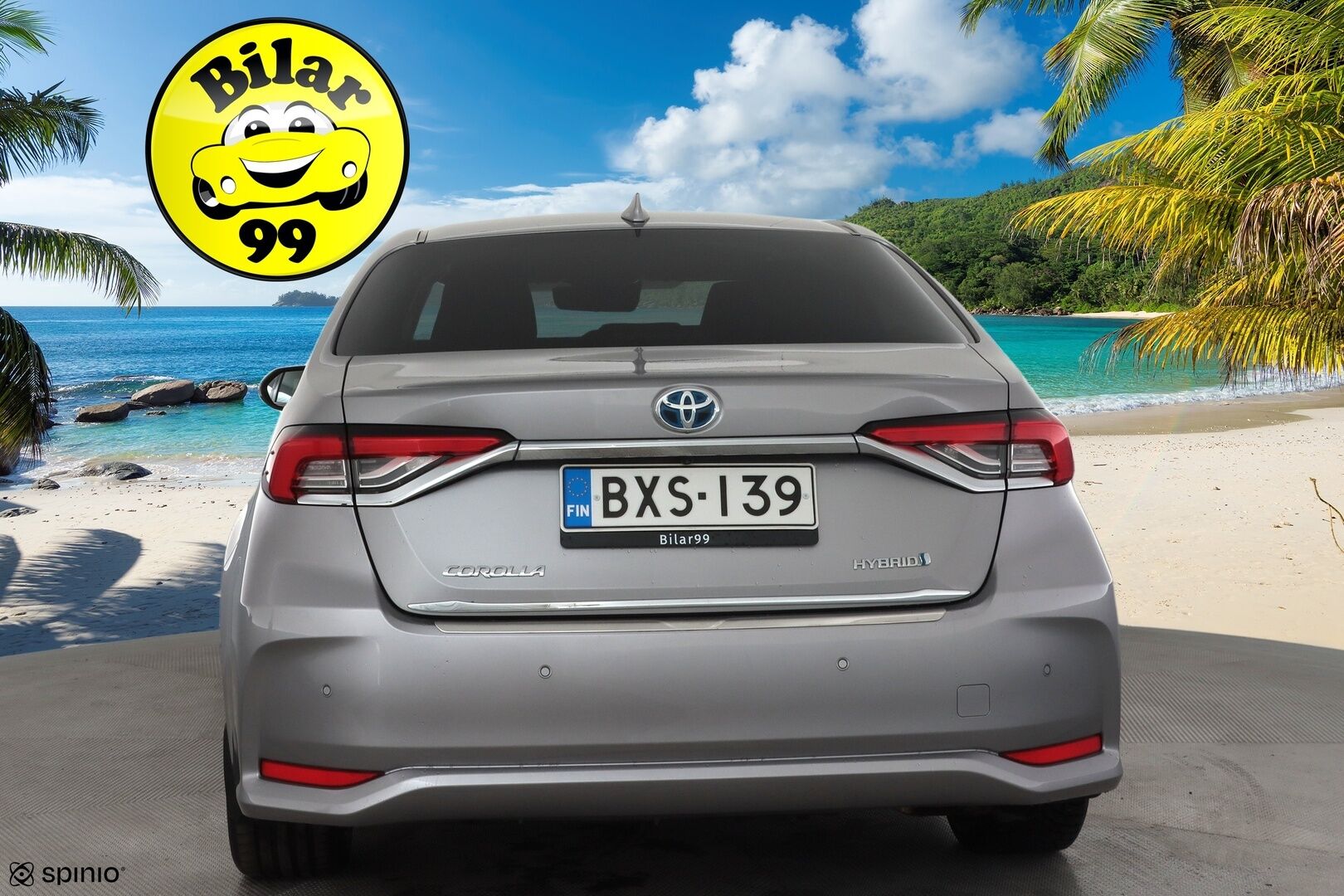 Toyota Corolla 2019 Sedan 1,8 Hybrid Premium * ACC / HUD / P.kamera / LED / Navi / Puolinahat / KeylessGo / Lohkolämmitin * - Suomi-auto / Kahdet renkaat aluvanteilla / Merkkihuollettu - Osta nyt, maksa vasta ensi vuonna