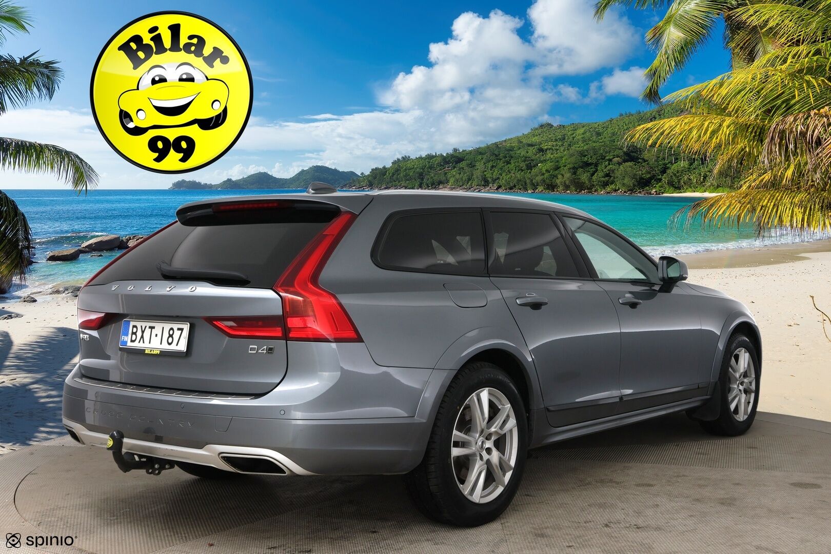 Volvo V90 Cross Country 2020 D4 AWD Plus // Suomi-Auto / Adapt.Vak / Webasto / NAVI / Keyless / Vetokoukku / Sähkökontti / Active-LED - Erinomaisesti pidetty Suomi-Volvo!