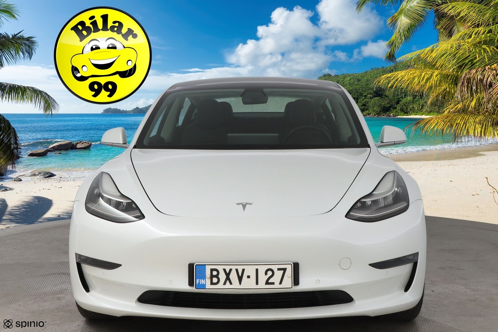 Tesla Model 3 2019 Long Range Dual Motor AWD * Vetokoukku / Lasikatto / Nahkasisusta / Sähköpenkit / ACC / BLIS / Peruutuskamera - 2x Renkaat alkuperäisvantein / Akku kuntotarkastettu / Juuri tullut Tampereelle!