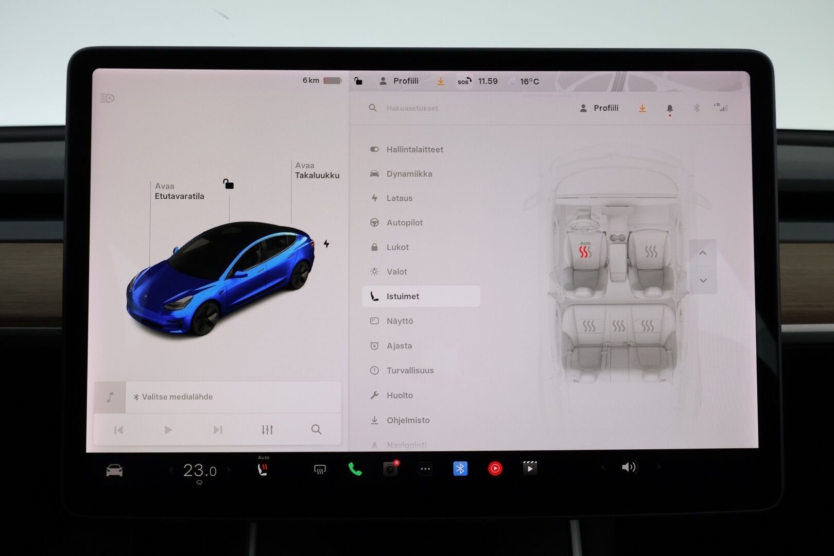 Tesla Model 3 2019 Long Range Dual Motor AWD * Vetokoukku / Lasikatto / Nahkasisusta / Sähköpenkit / ACC / BLIS / Peruutuskamera - 2x Renkaat alkuperäisvantein / Akku kuntotarkastettu / Juuri tullut Tampereelle!