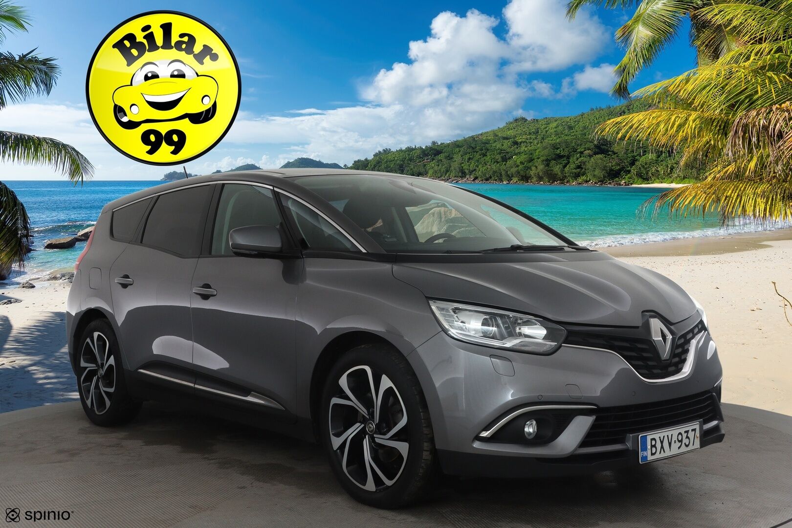 Renault Grand Scenic 2019 TCe 160 EDC7-aut Zen 7-Paik. *Vakkari / Navi / Kaistavahti / Apple&Android / Keyless / P.tutkat* - Suomi-auto / Hyvin huollettu! / 2x vanteet