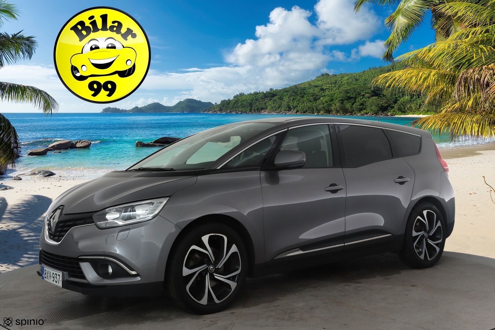 Renault Grand Scenic 2019 TCe 160 EDC7-aut Zen 7-Paik. *Vakkari / Navi / Kaistavahti / Apple&Android / Keyless / P.tutkat* - Suomi-auto / Hyvin huollettu! / 2x vanteet