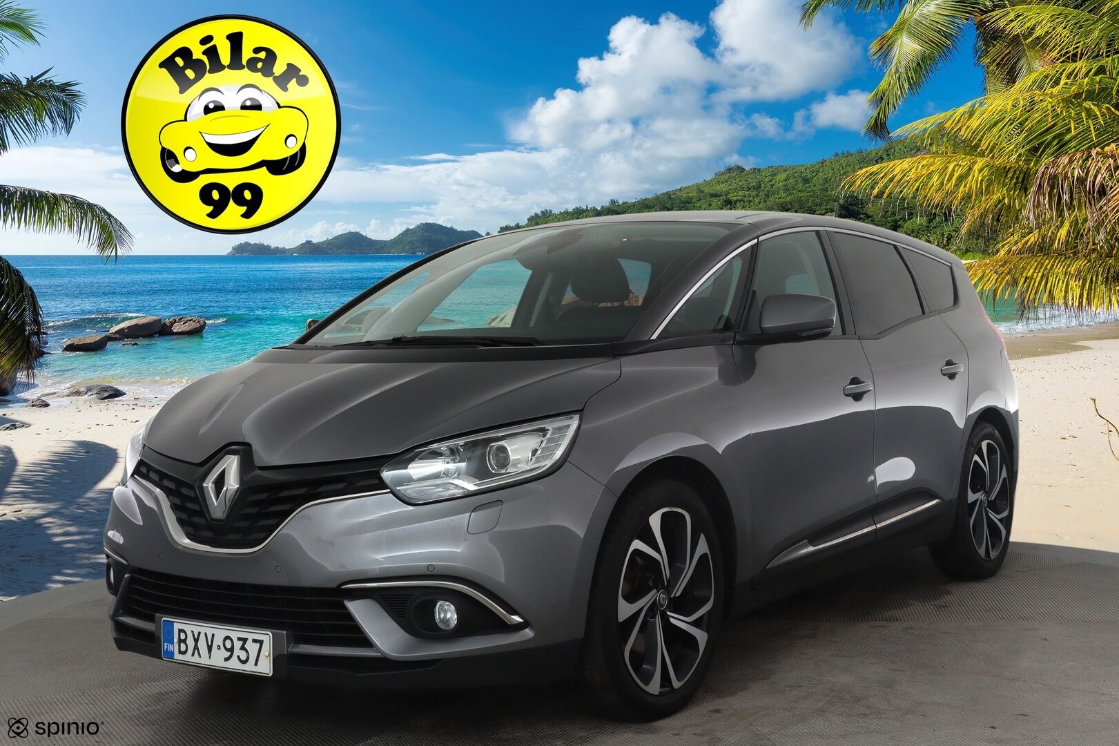 Renault Grand Scenic 2019 TCe 160 EDC7-aut Zen 7-Paik. *Vakkari / Navi / Kaistavahti / Apple&Android / Keyless / P.tutkat* - Suomi-auto / Hyvin huollettu! / 2x vanteet