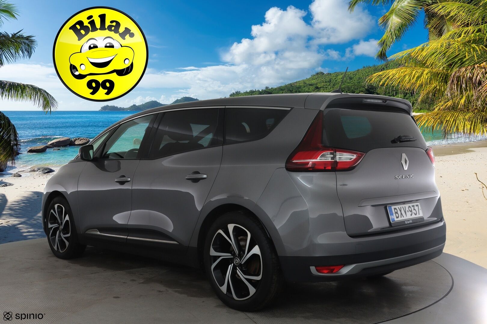 Renault Grand Scenic 2019 TCe 160 EDC7-aut Zen 7-Paik. *Vakkari / Navi / Kaistavahti / Apple&Android / Keyless / P.tutkat* - Suomi-auto / Hyvin huollettu! / 2x vanteet