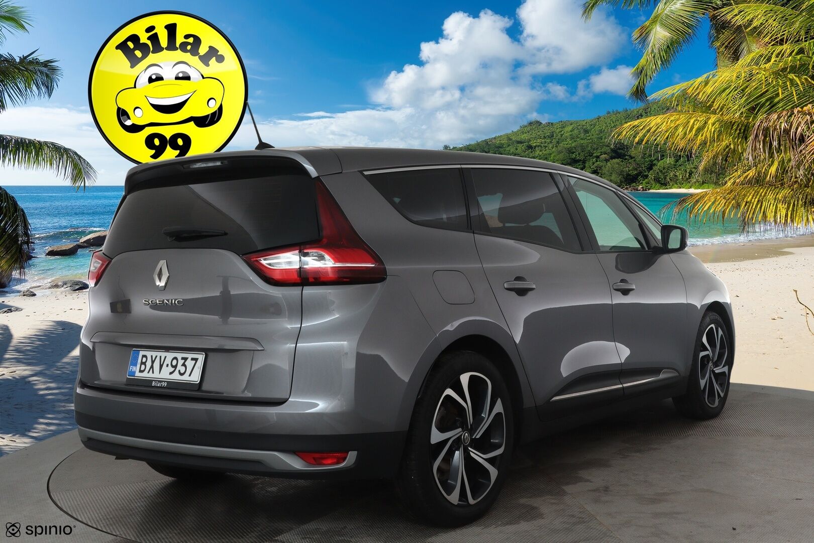 Renault Grand Scenic 2019 TCe 160 EDC7-aut Zen 7-Paik. *Vakkari / Navi / Kaistavahti / Apple&Android / Keyless / P.tutkat* - Suomi-auto / Hyvin huollettu! / 2x vanteet