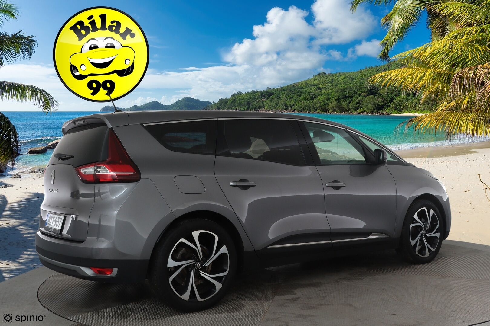 Renault Grand Scenic 2019 TCe 160 EDC7-aut Zen 7-Paik. *Vakkari / Navi / Kaistavahti / Apple&Android / Keyless / P.tutkat* - Suomi-auto / Hyvin huollettu! / 2x vanteet