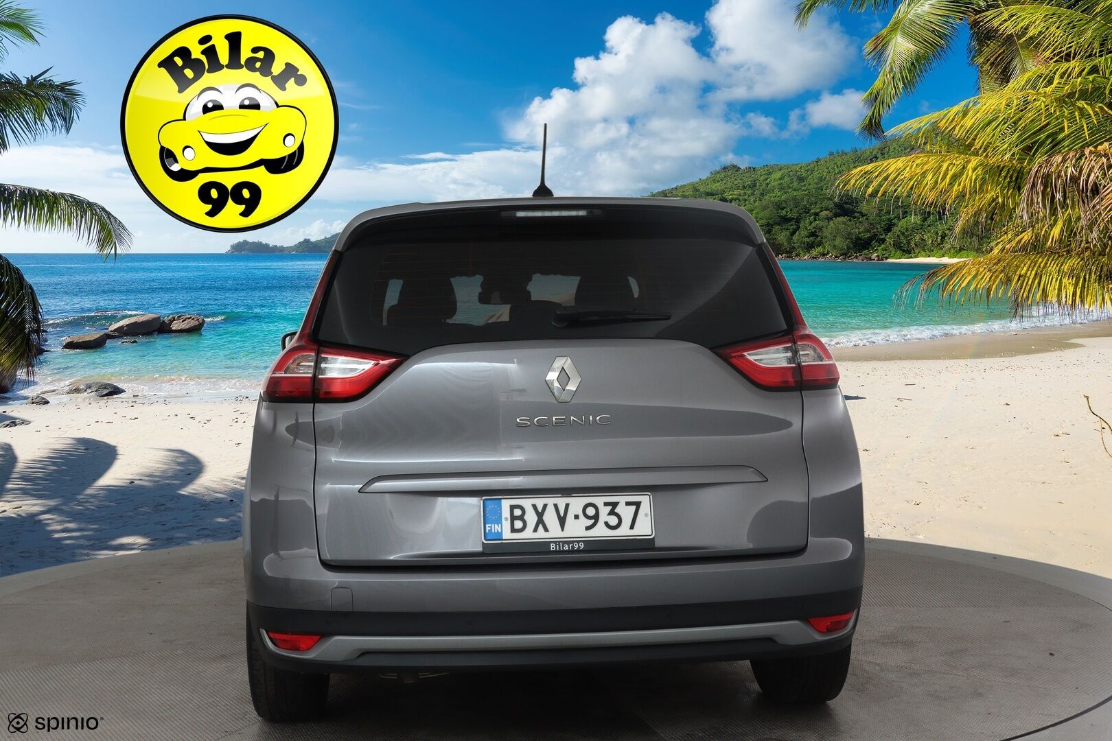 Renault Grand Scenic 2019 TCe 160 EDC7-aut Zen 7-Paik. *Vakkari / Navi / Kaistavahti / Apple&Android / Keyless / P.tutkat* - Suomi-auto / Hyvin huollettu! / 2x vanteet