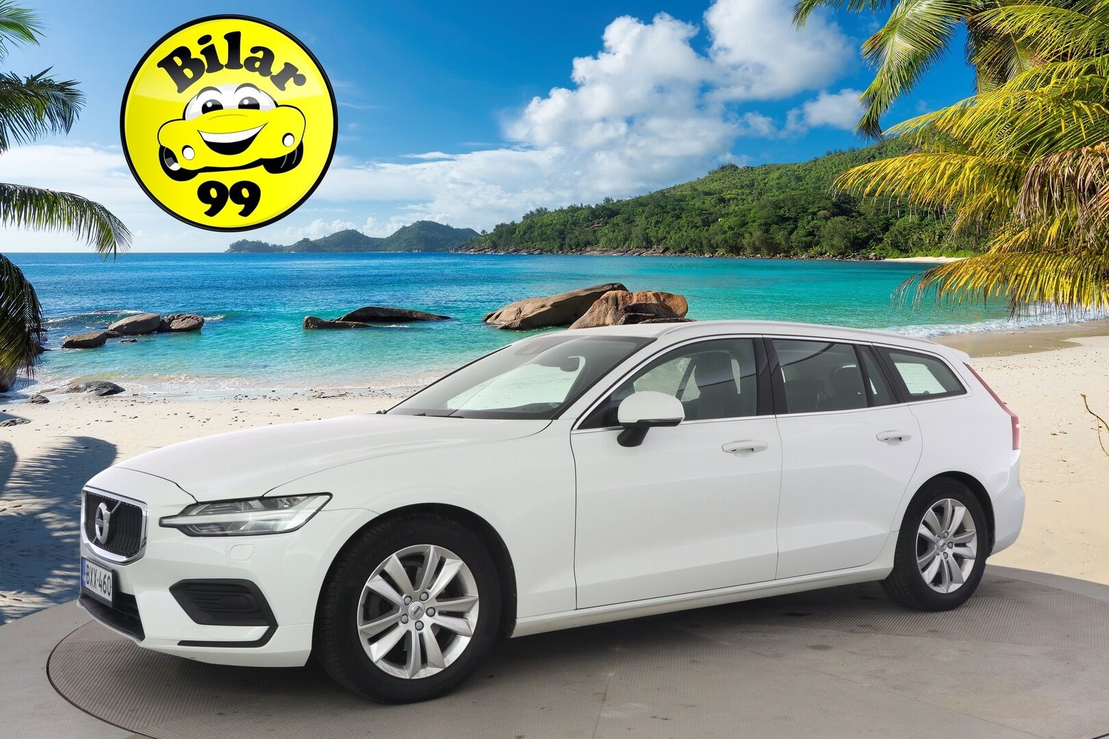 Volvo V60 2019 D3 AWD Business aut ** Suomi-auto / Webasto / P.tutkat / Vakkari / Koukku / APP-Connect ** - Alv-vähennyskelpoinen / Hyvin pidetty / Särmä historia!