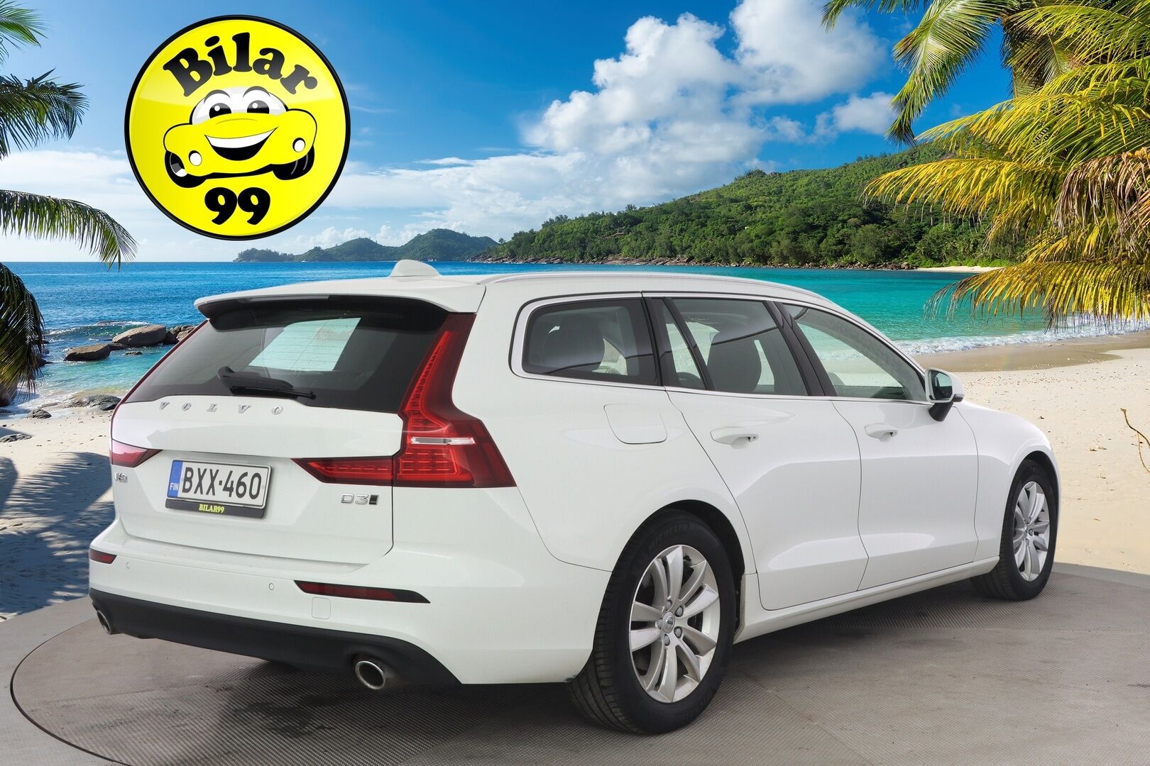 Volvo V60 2019 D3 AWD Business aut ** Suomi-auto / Webasto / P.tutkat / Vakkari / Koukku / APP-Connect ** - Alv-vähennyskelpoinen / Hyvin pidetty / Särmä historia!