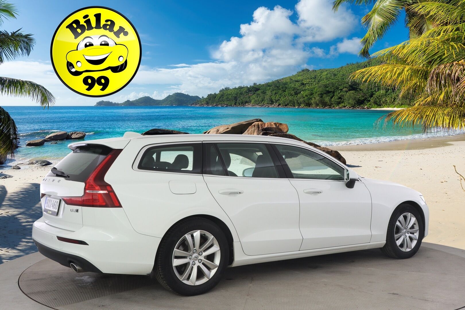 Volvo V60 2019 D3 AWD Business aut ** Suomi-auto / Webasto / P.tutkat / Vakkari / Koukku / APP-Connect ** - Alv-vähennyskelpoinen / Hyvin pidetty / Särmä historia!