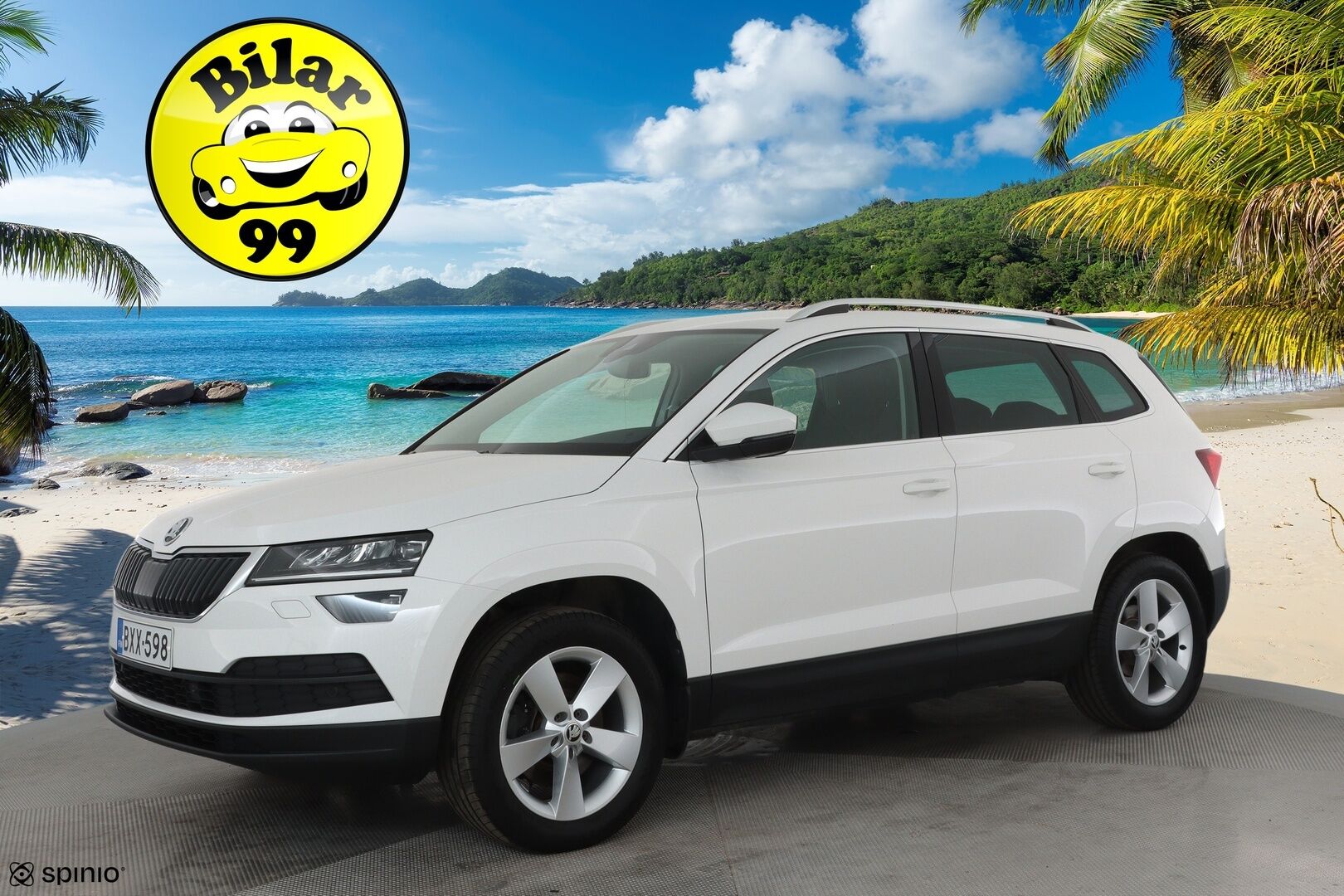 Skoda Karoq 2019 1,5 TSI 4x4 Style DSG Autom **Webasto / Muistipenkki / Adapt.vakkari / Canton / P.kamera / KeylessGo** - 1.om Suomi-auto / Kahdet renkaat aluvanteilla