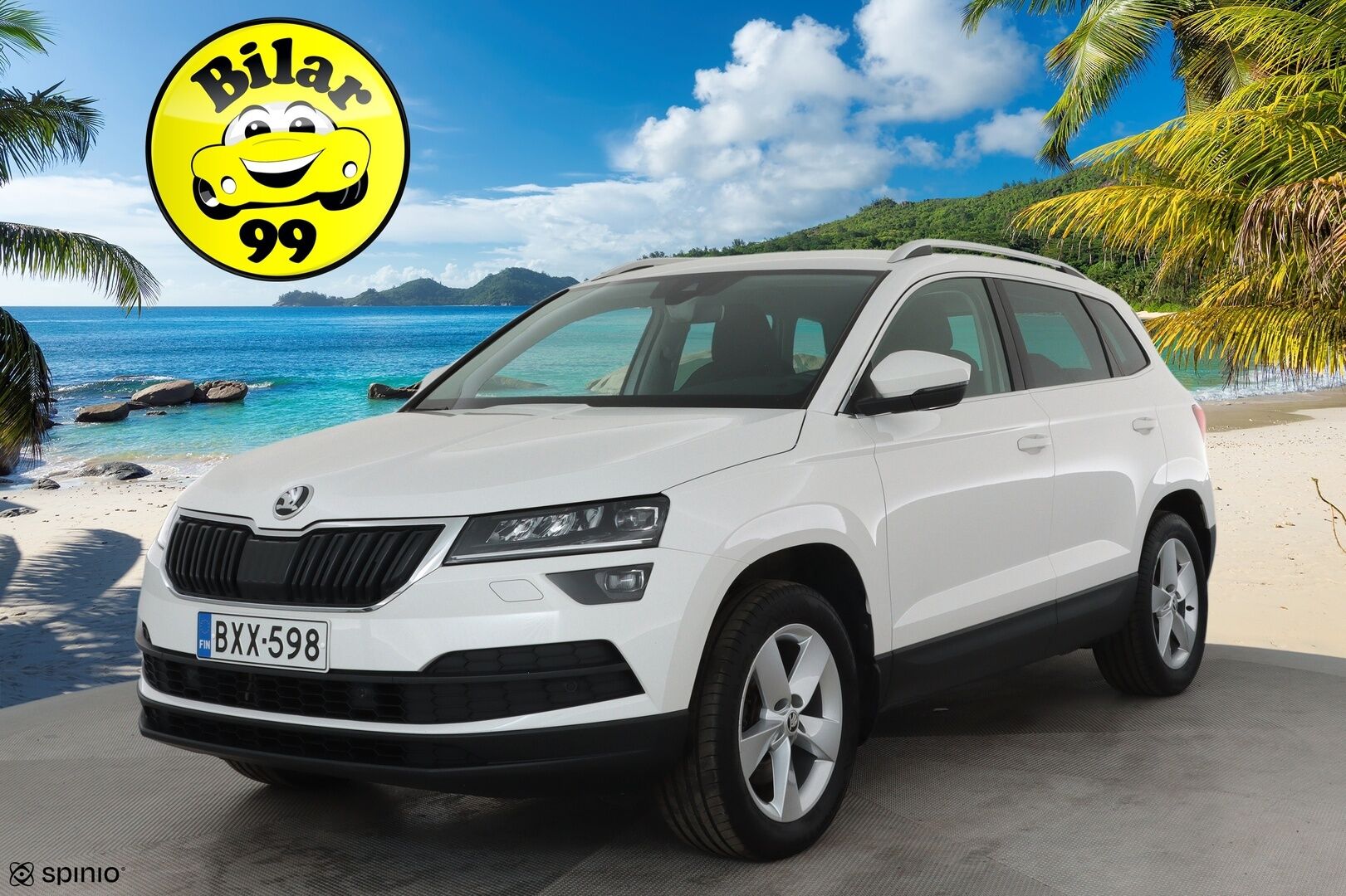 Skoda Karoq 2019 1,5 TSI 4x4 Style DSG Autom **Webasto / Muistipenkki / Adapt.vakkari / Canton / P.kamera / KeylessGo** - 1.om Suomi-auto / Kahdet renkaat aluvanteilla
