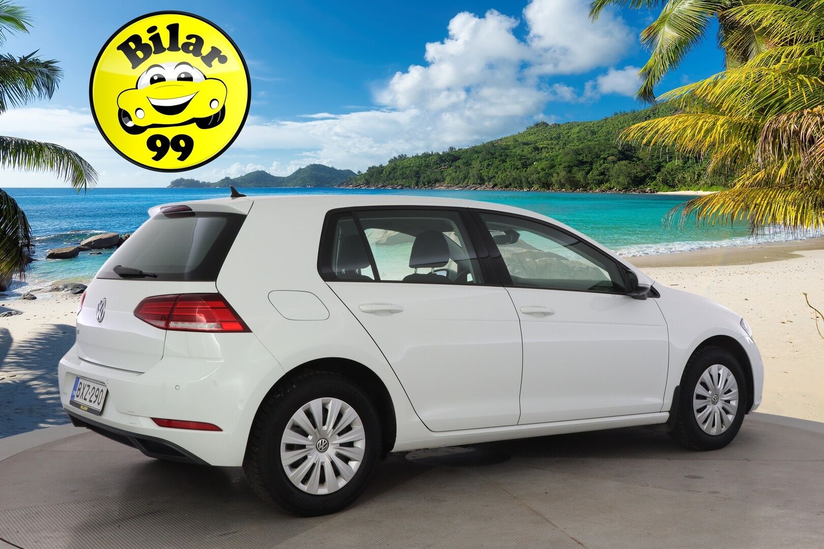 Volkswagen Golf 2019 Trendline 1,0 TSI 63 kW (85 hv) */ Suomi-auto / Webasto / Vakkari / Ilmastointi / 2x renkaat /* - Juuri huollettu / Hihna tehty 05/25 / Hyvät renkaat