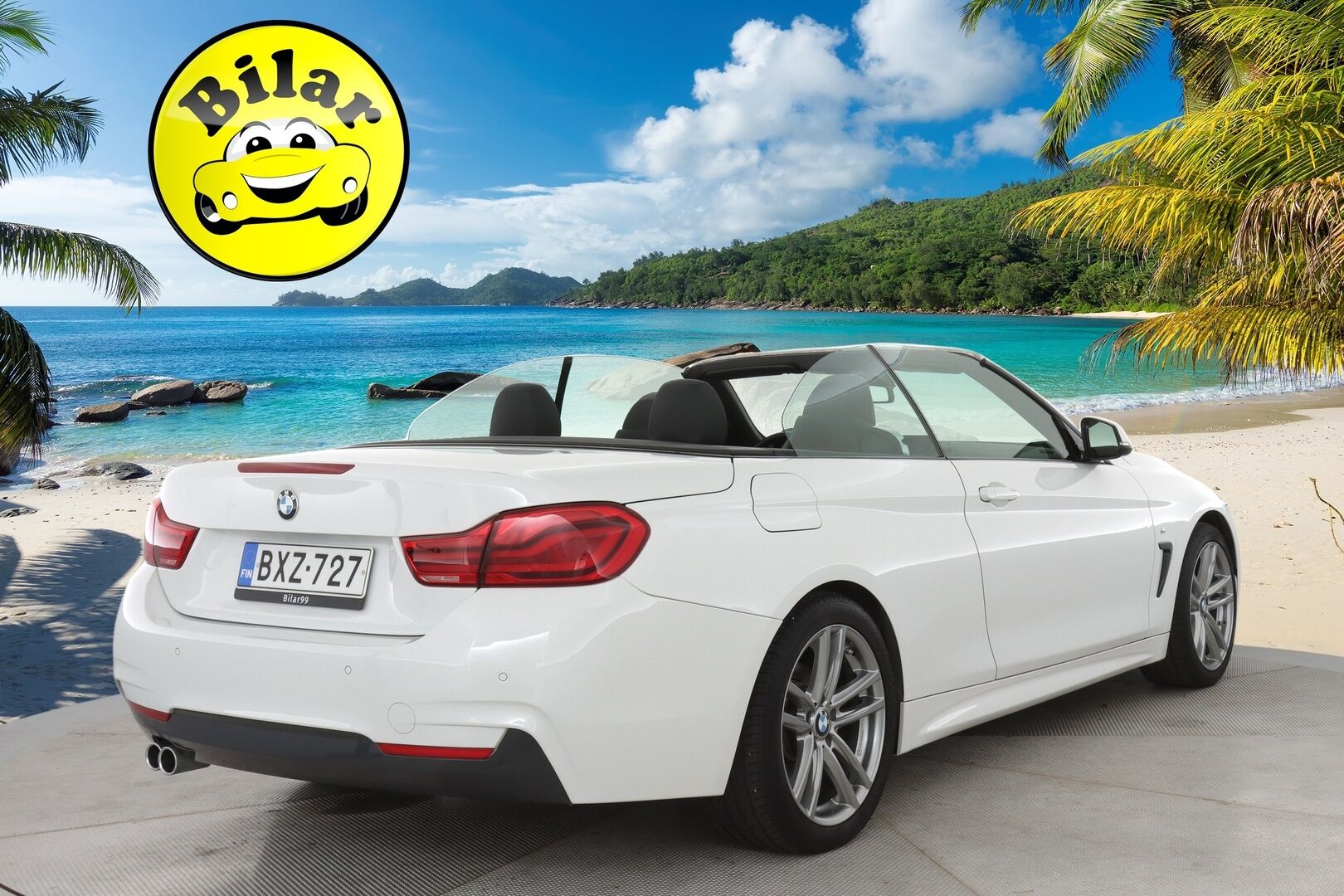 BMW 420 2018 F33 Cabriolet 420d A Business M Sport - | Hud | Nahkapenkit muistilla | Hifit | Prof. Navi | Niskan lämmittimet | 2x renkaat aluilla |