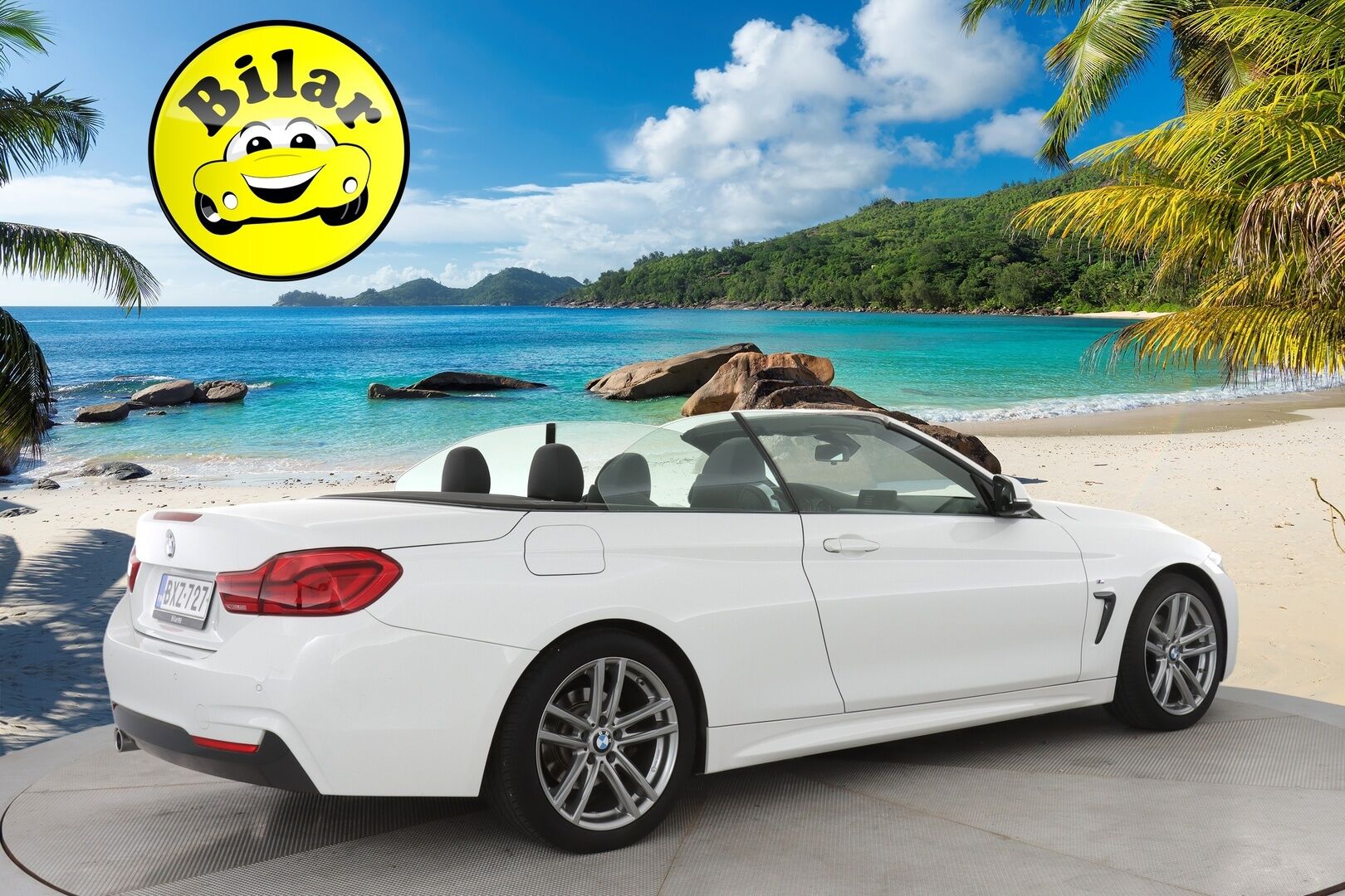 BMW 420 2018 F33 Cabriolet 420d A Business M Sport - | Hud | Nahkapenkit muistilla | Hifit | Prof. Navi | Niskan lämmittimet | 2x renkaat aluilla |