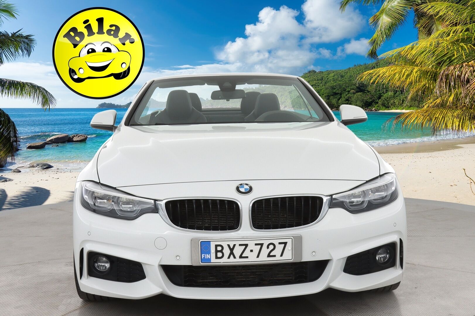 BMW 420 2018 F33 Cabriolet 420d A Business M Sport - | Hud | Nahkapenkit muistilla | Hifit | Prof. Navi | Niskan lämmittimet | 2x renkaat aluilla |