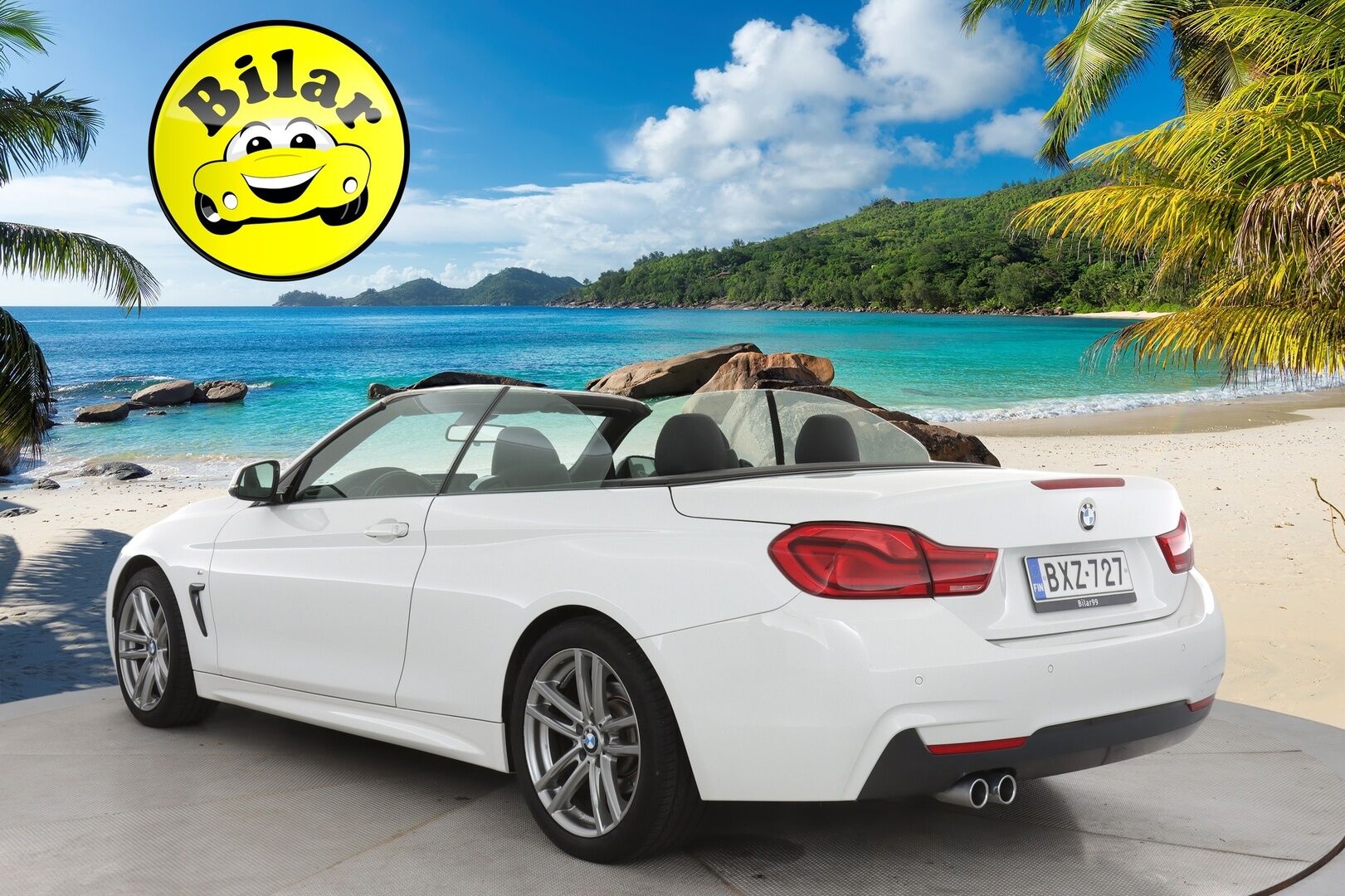 BMW 420 2018 F33 Cabriolet 420d A Business M Sport - | Hud | Nahkapenkit muistilla | Hifit | Prof. Navi | Niskan lämmittimet | 2x renkaat aluilla |