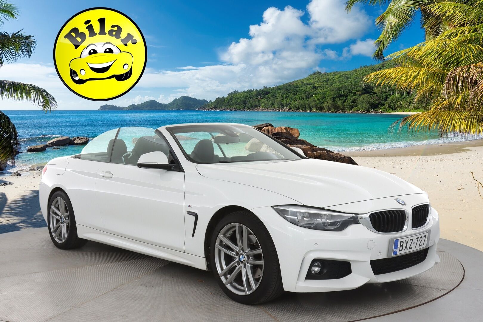 BMW 420 2018 F33 Cabriolet 420d A Business M Sport - | Hud | Nahkapenkit muistilla | Hifit | Prof. Navi | Niskan lämmittimet | 2x renkaat aluilla |