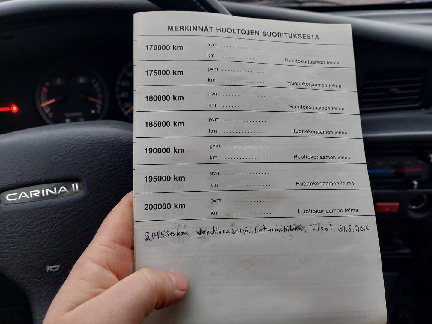 Toyota Carina 1990 1.6 XL - YritysOutlet - Myydään vain yrityksille