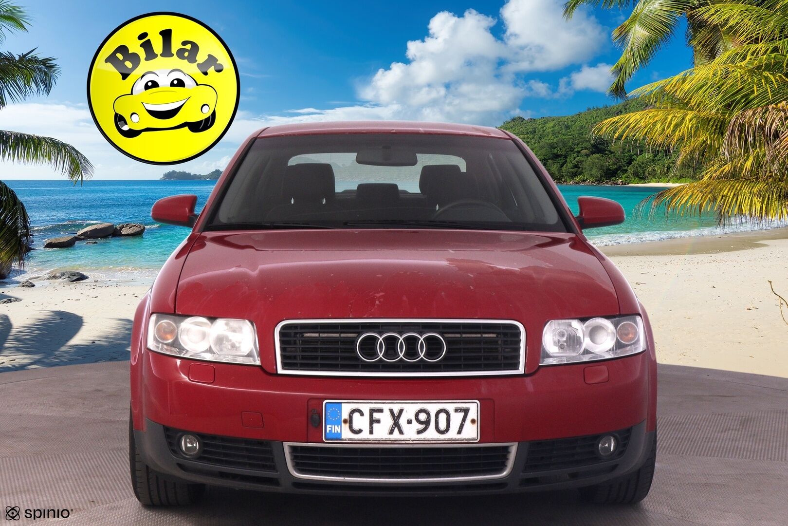 Audi A4 2003 1.8  Sedan- Myydään Huutokaupat.com - | Suomi-auto | Leimaa jälellä! | 2x renkaat ja vanteet |  Katso video huutoilmoituksesta!