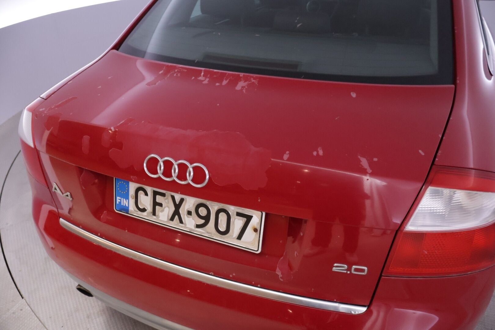 Audi A4 2003 1.8  Sedan- Myydään Huutokaupat.com - | Suomi-auto | Leimaa jälellä! | 2x renkaat ja vanteet |  Katso video huutoilmoituksesta!