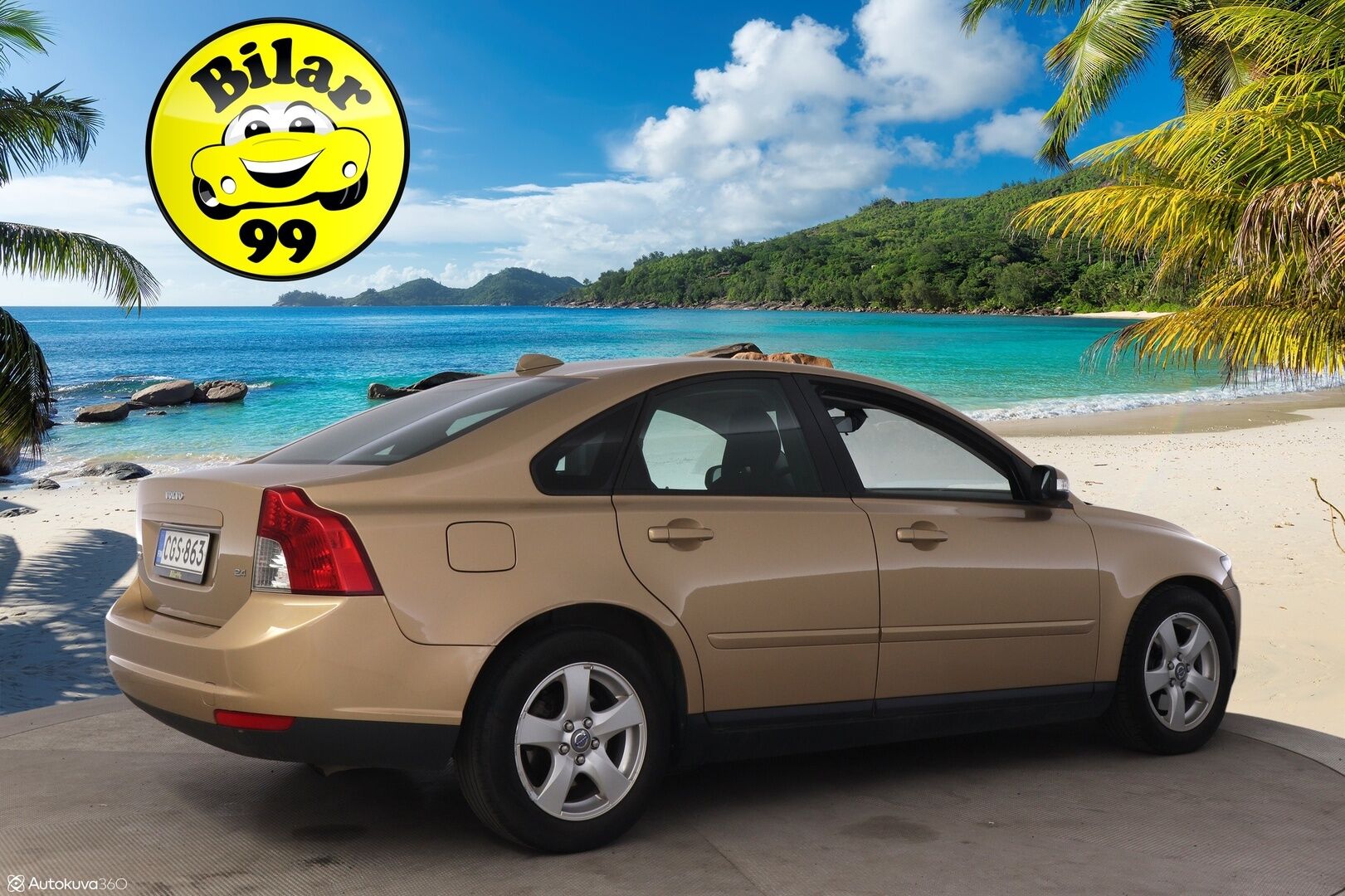 Volvo S40 2008 4D S40 SEDAN 2.4 AUT. ** Vakkari / Suomiauto / Lohko / Autoilmastointi / Kahdet renkaat ** - Merkkihuollettu / Pirteä Suomiauto!