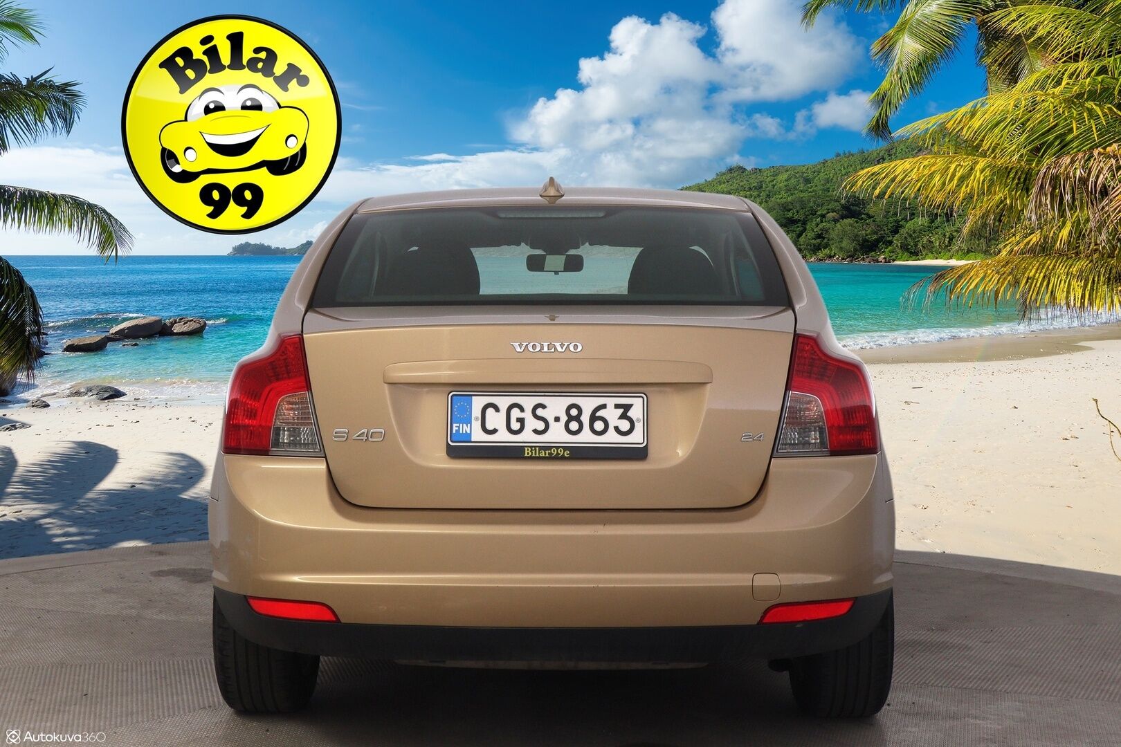 Volvo S40 2008 4D S40 SEDAN 2.4 AUT. ** Vakkari / Suomiauto / Lohko / Autoilmastointi / Kahdet renkaat ** - Merkkihuollettu / Pirteä Suomiauto!