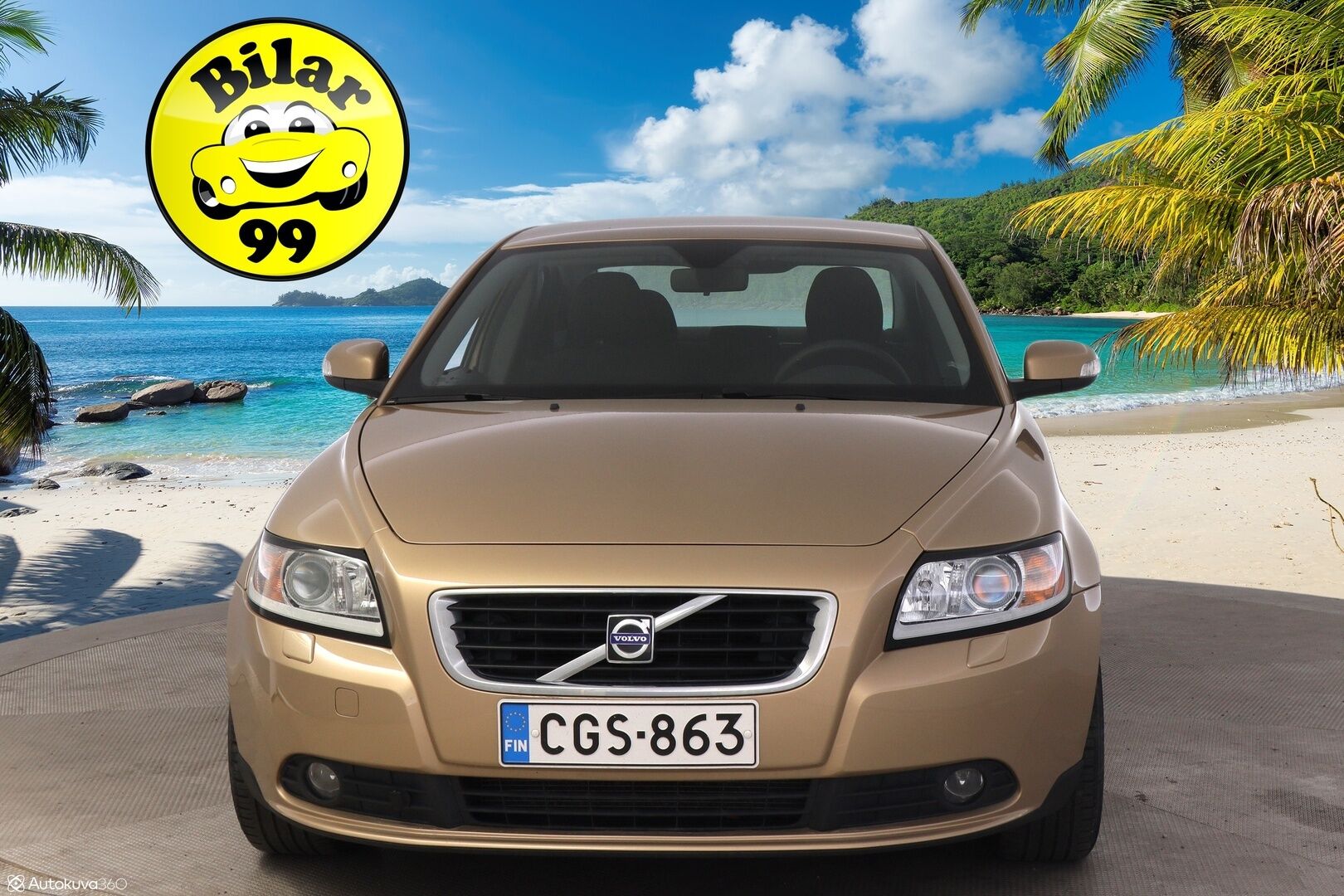 Volvo S40 2008 4D S40 SEDAN 2.4 AUT. ** Vakkari / Suomiauto / Lohko / Autoilmastointi / Kahdet renkaat ** - Merkkihuollettu / Pirteä Suomiauto!