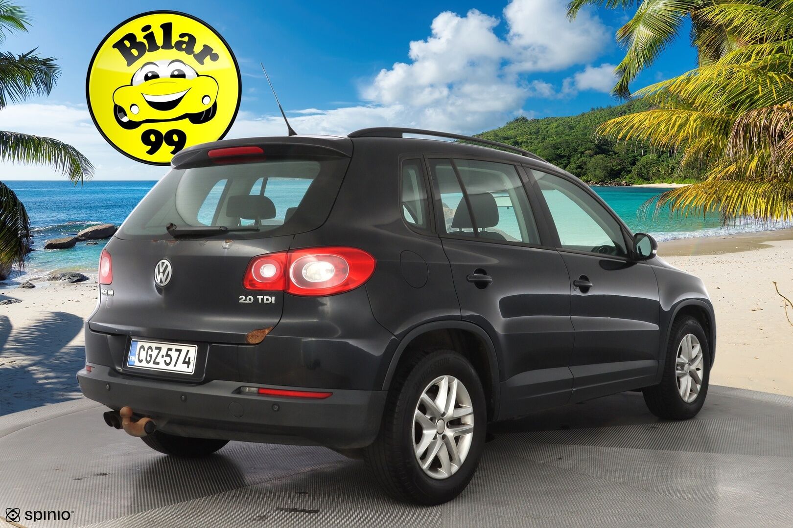 Volkswagen Tiguan 2009 Trend & Fun 2,0 TDI 103 kW, Tiptronic-autom. 4MOTION *HUUTOKAUPAT.COM* - Huutokaupat.com