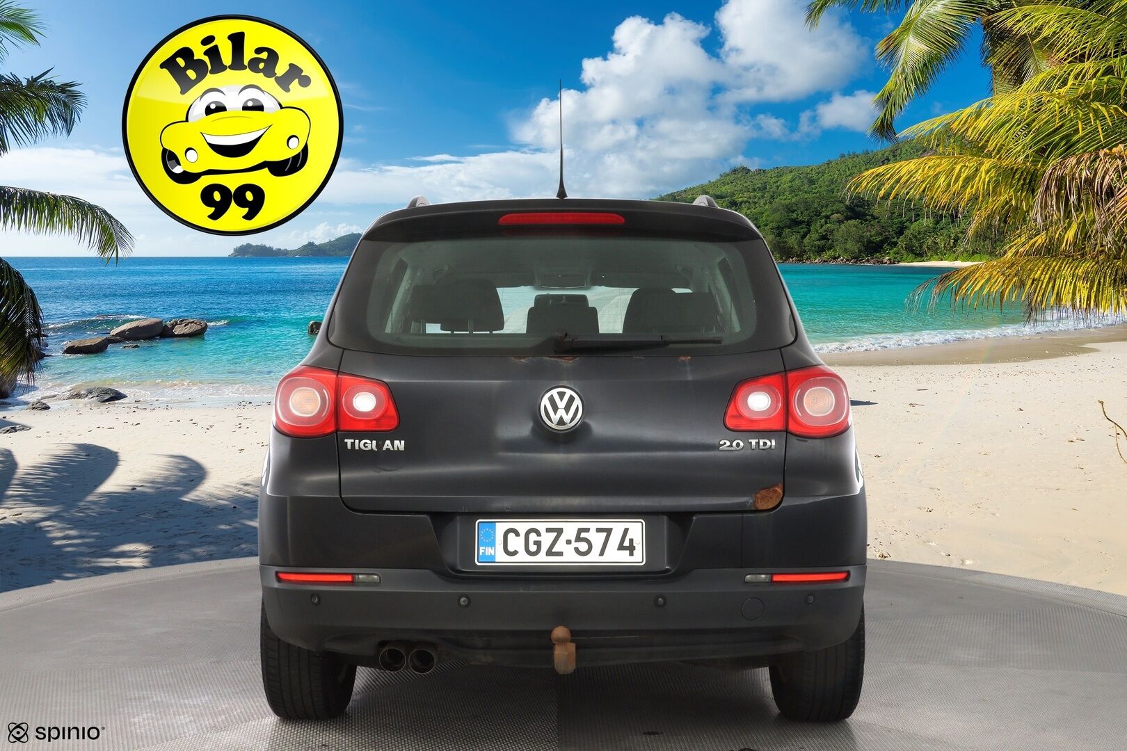 Volkswagen Tiguan 2009 Trend & Fun 2,0 TDI 103 kW, Tiptronic-autom. 4MOTION *HUUTOKAUPAT.COM* - Huutokaupat.com