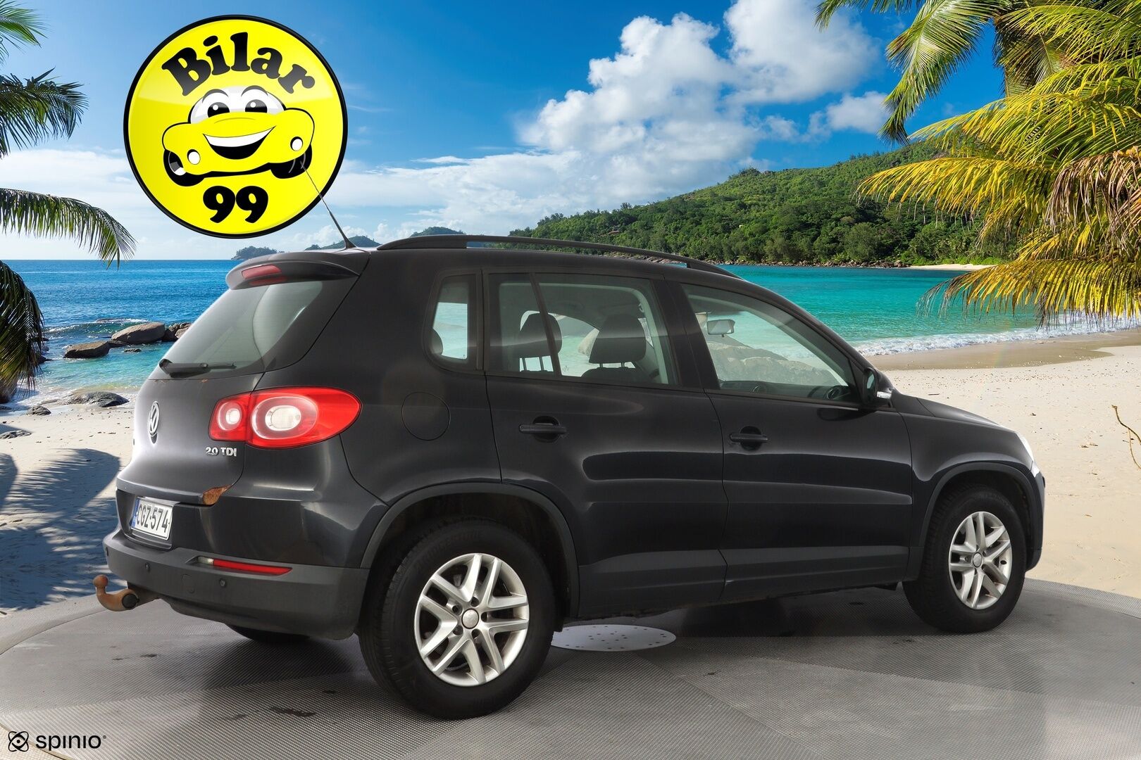 Volkswagen Tiguan 2009 Trend & Fun 2,0 TDI 103 kW, Tiptronic-autom. 4MOTION *HUUTOKAUPAT.COM* - Huutokaupat.com