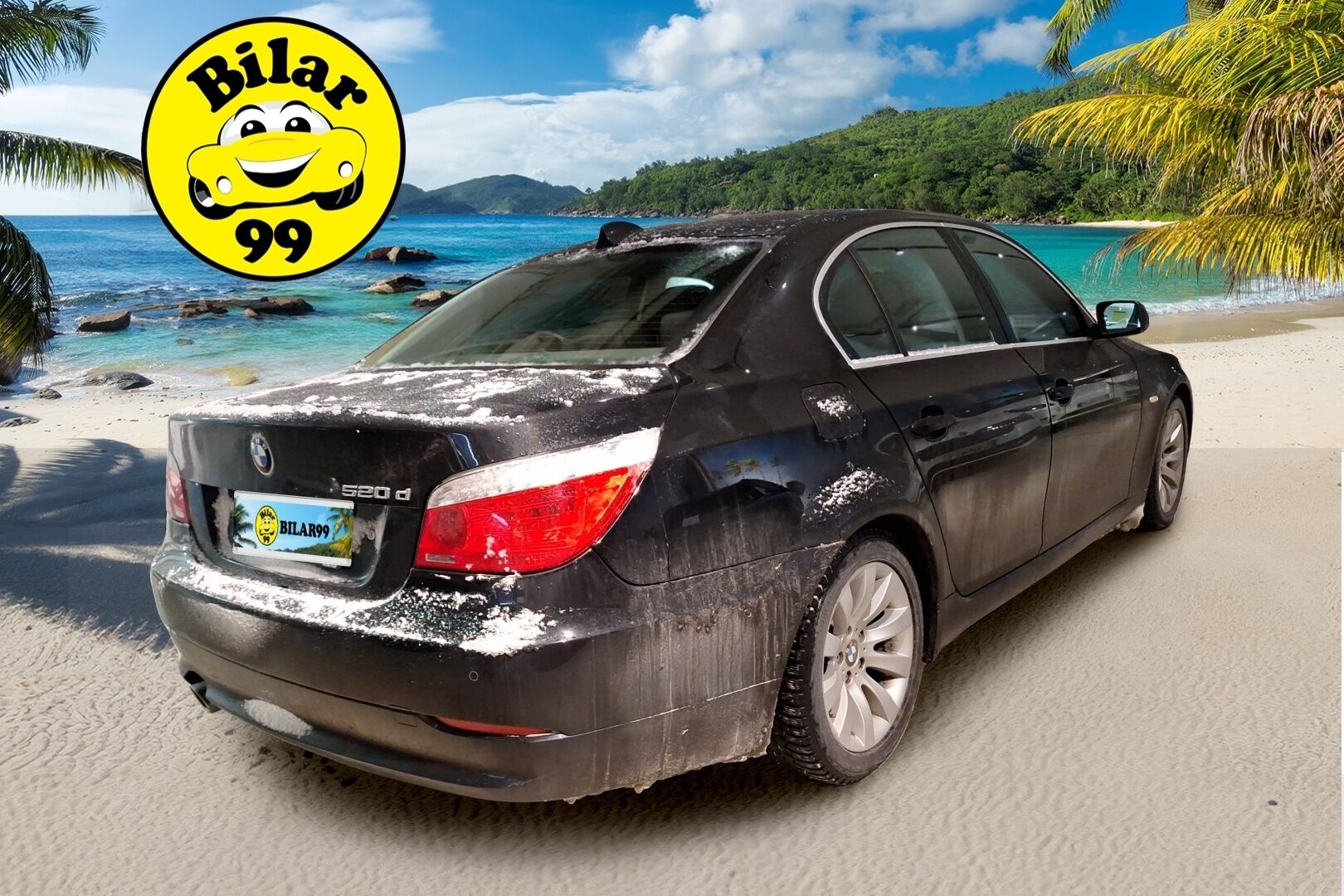 BMW 520 2009 E60 Sedan Business *Vakkari / Lohko / Tutkat / Xenon* - Todella siistikuntoinen ja hyvin huollettu Suomiauto kaksilla Nokian renkailla ja BMW:n vanteilla!