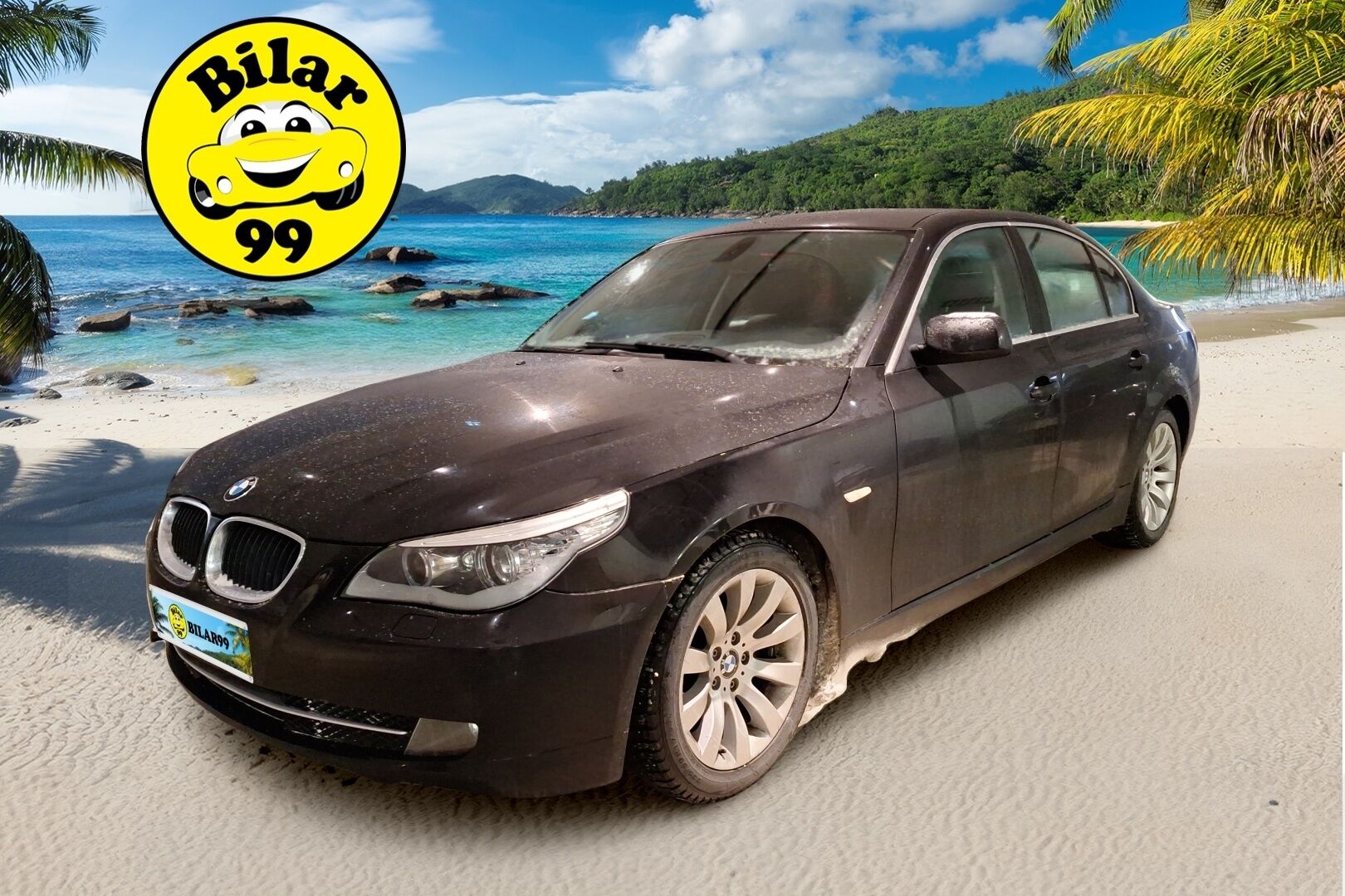 BMW 520 2009 E60 Sedan Business *Vakkari / Lohko / Tutkat / Xenon* - Todella siistikuntoinen ja hyvin huollettu Suomiauto kaksilla Nokian renkailla ja BMW:n vanteilla!