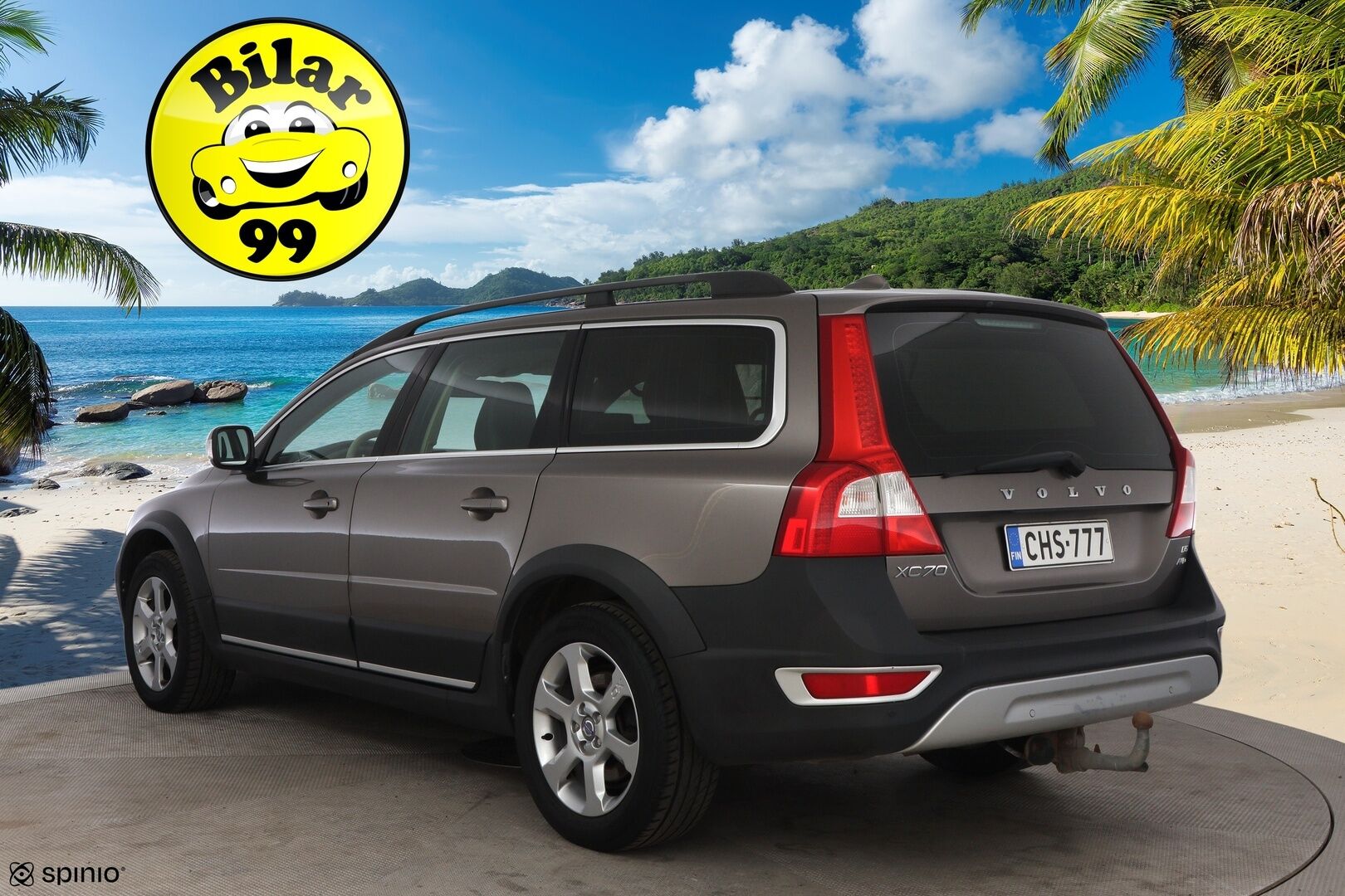 Volvo XC70 2009 D5 AWD Summum aut - Webasto / Nahkasisusta / Muistipenkki / Vetokoukku / Navi / Sähköluukku / Vakkari / Hyvät varusteet!