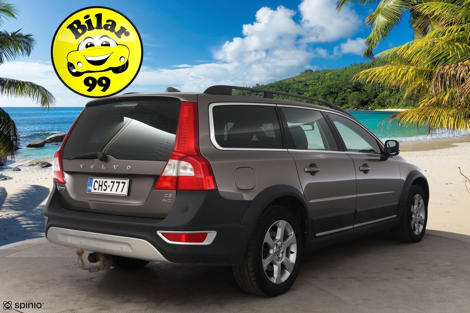 Volvo XC70 2009 D5 AWD Summum aut - Webasto / Nahkasisusta / Muistipenkki / Vetokoukku / Navi / Sähköluukku / Vakkari / Hyvät varusteet!