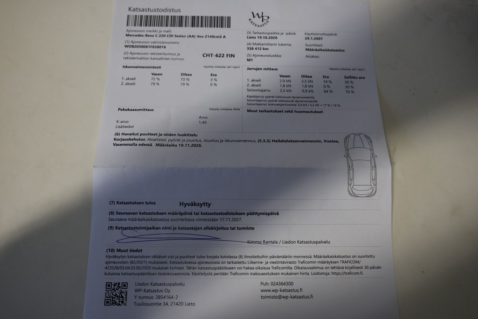 Mercedes-Benz C 2007 220 CDI Sedan - Myydään Huutokaupat.com.ssa! - KORKO VAIN 3,99 %