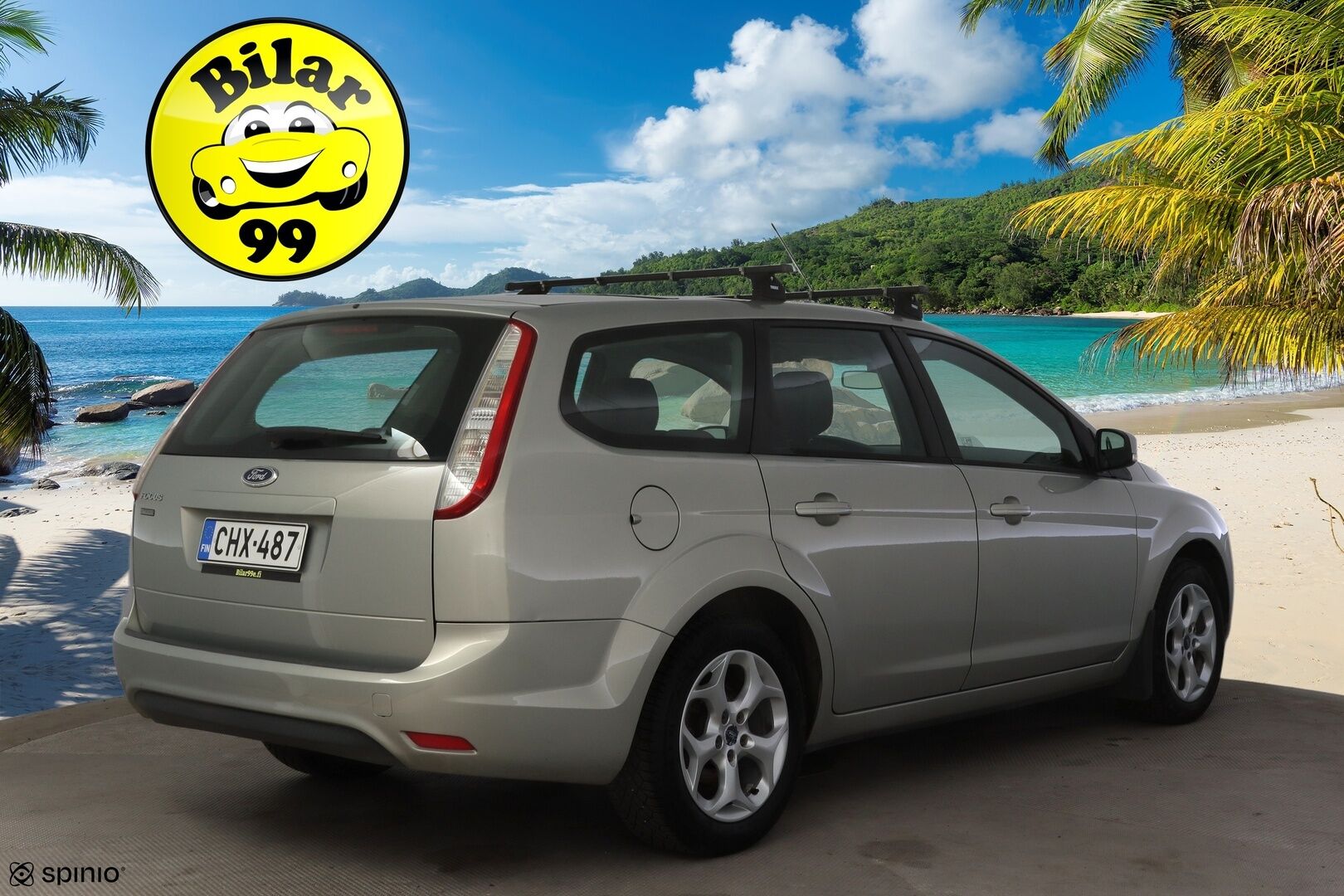 Ford Focus 2011 1,6 100 hv Trend Design M5 Wagon * Vakkari / Kahdet renkaat / Ilmastointi /  Thule Telineet * - Suomi-auto vankalla huoltohistorialla. Jakopää tehty. - HULLUT VÄLIPÄIVÄT KORKOTARJOUS 2,49%