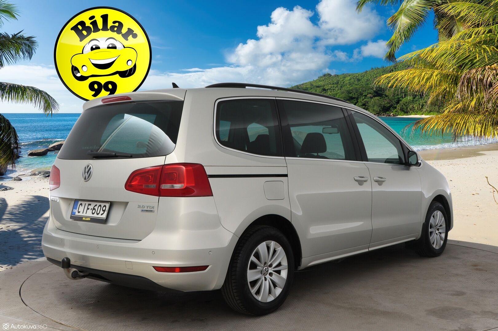 Volkswagen Sharan 2012 Comfortline 2,0 TDI 103 kW (140 hv) BlueMotion Technology - Suomiauto / Webasto / Vakkari / Peruutustutkat / Xenon / Vetokoukku / Sähköluukku / Juuri tullut Tampereelle!