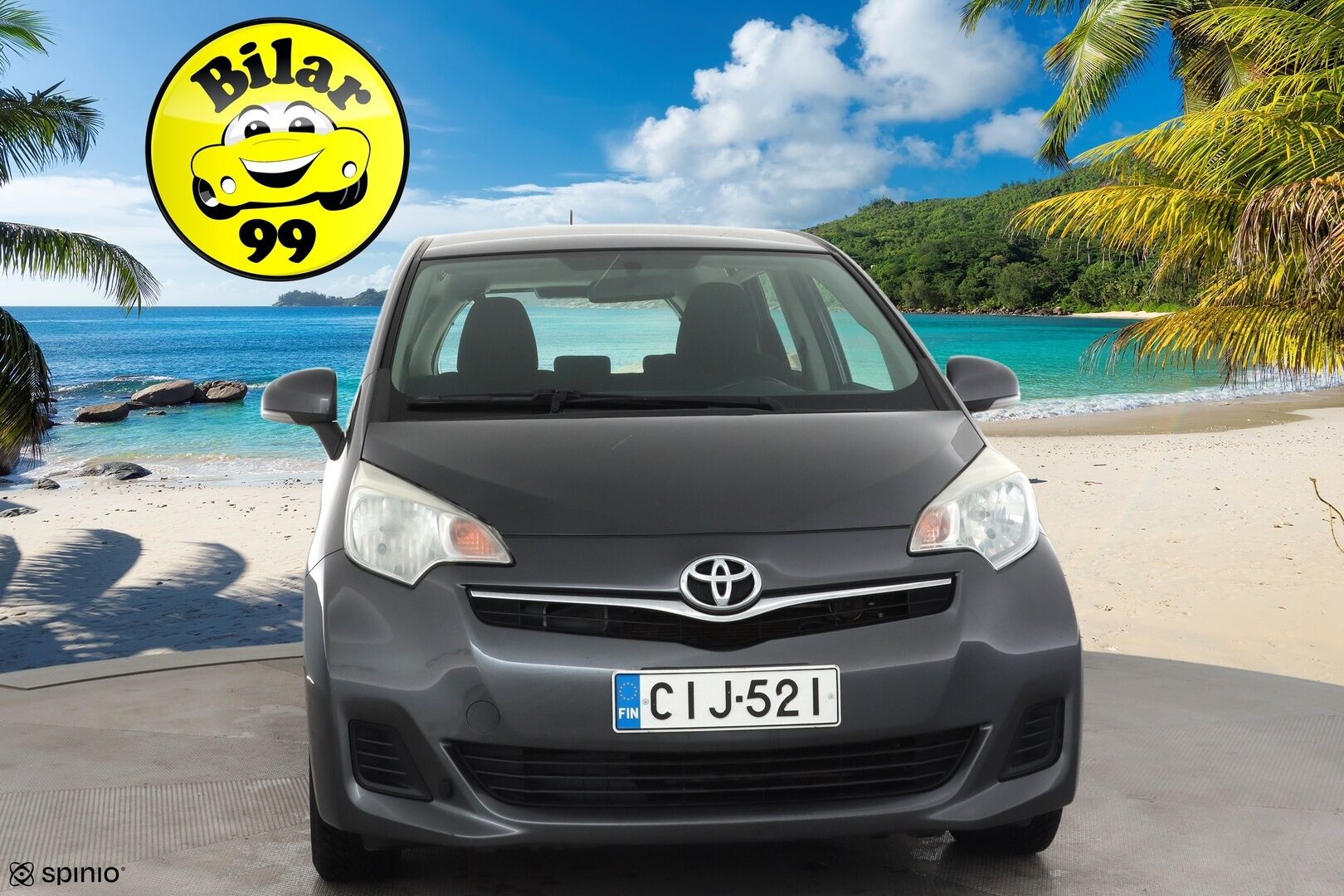 Toyota Verso-S 2012 1,33 Dual VVT-i Stop & Start Linea Sol Multidrive S * Lohkolämmitin / Bluetooth / Rattivaihteet / Ilmastointi * - Koukku / P.Kamera / Suomi-auto / Kahdet renkaat