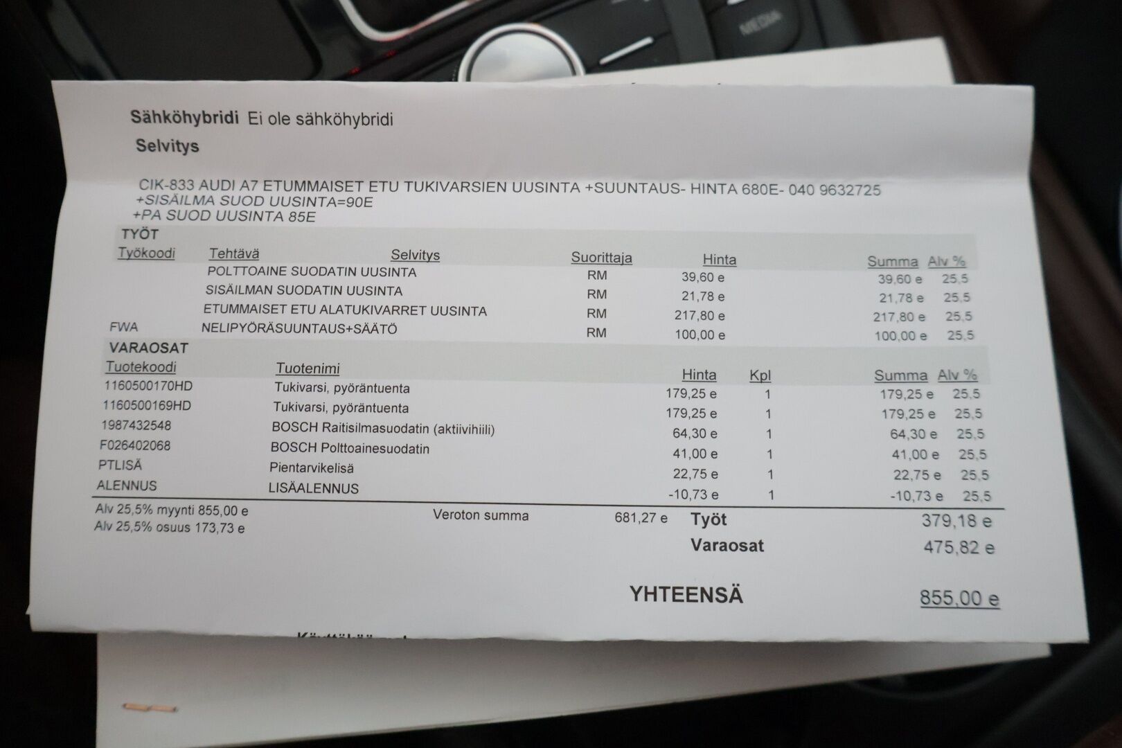 Audi A7 2011 3,0 V6 TDI quattro S tronic Start-Stop - | MYYDÄÄN HUUTOKAUPAT.COMISSA | Ilma-alusta | B&O | Tyylikäs |
