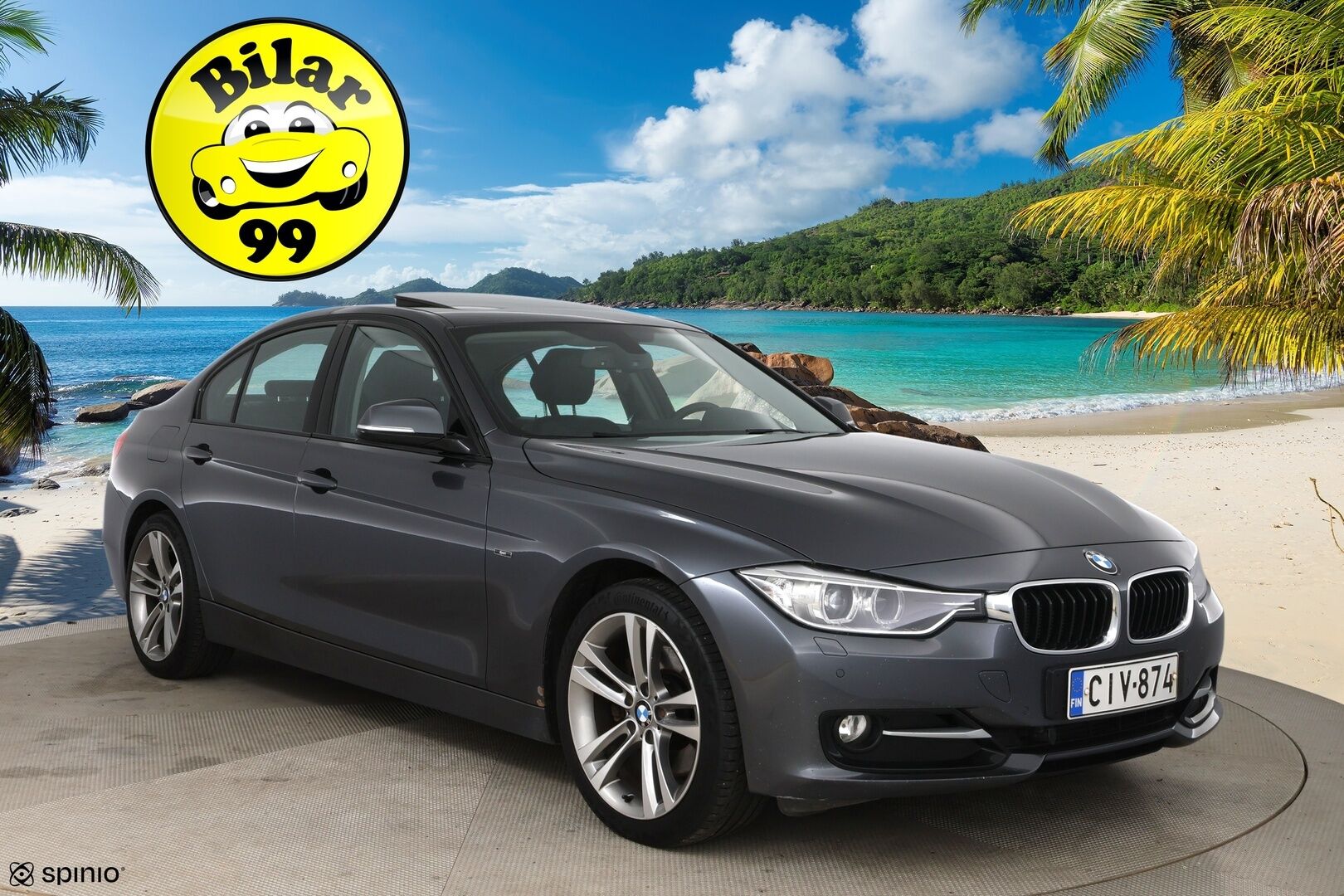 BMW 328 2013 TwinPower Turbo Sport Line xDrive F30 / Harman/Kardon / Prof. navi / HUD / Kattoluukku / Keyless - Juuri katsastettu ja huollettu! - HULLU BLACKWEEK KORKOTARJOUS 2,49%