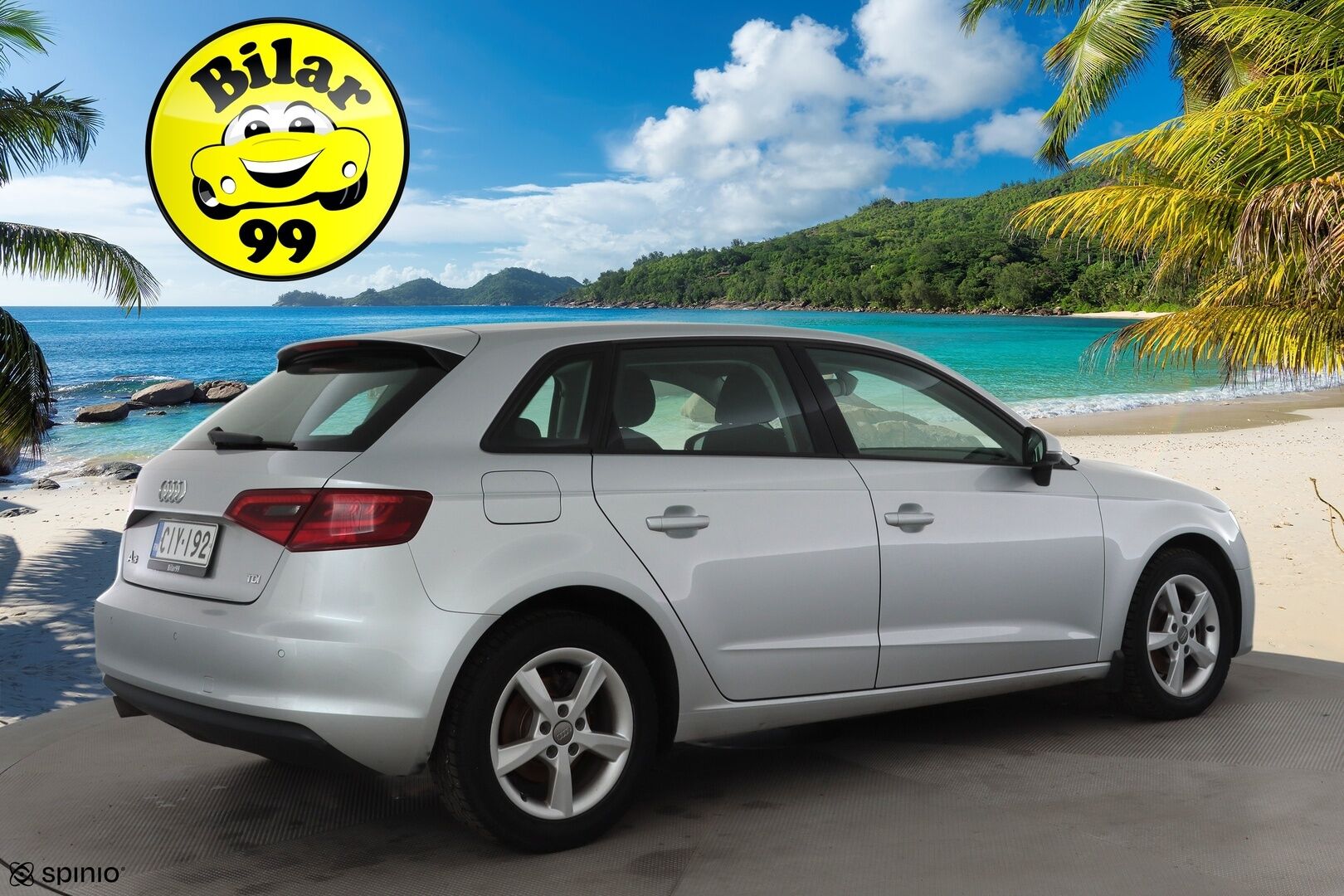 Audi A3 2013 Sportback Business 1,6 TDI 77 kW * Suomi-auto / Vakkari / P.tutka / Webasto / Xenon / Automaatti-ilmastointi * - Taloudellinen Webastolla, kaksilla renkailla sekä vanteilla varusteltu Suomiauto!