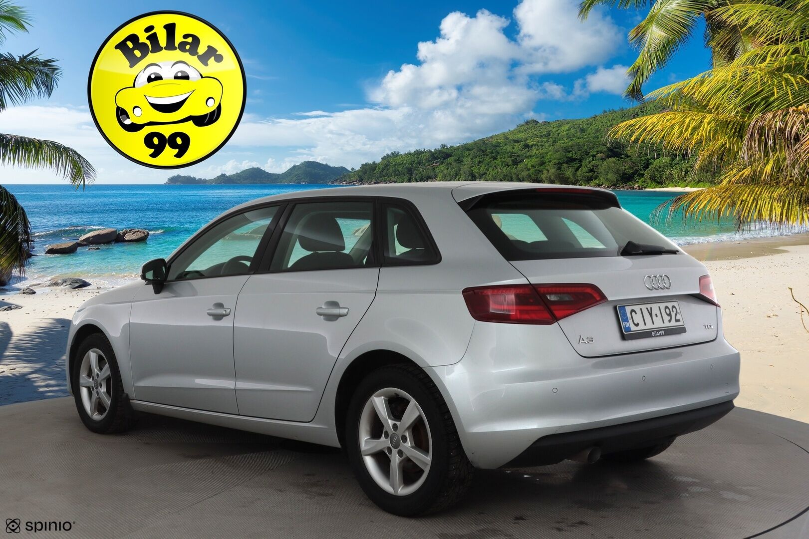 Audi A3 2013 Sportback Business 1,6 TDI 77 kW * Suomi-auto / Vakkari / P.tutka / Webasto / Xenon / Automaatti-ilmastointi * - Taloudellinen Webastolla, kaksilla renkailla sekä vanteilla varusteltu Suomiauto!