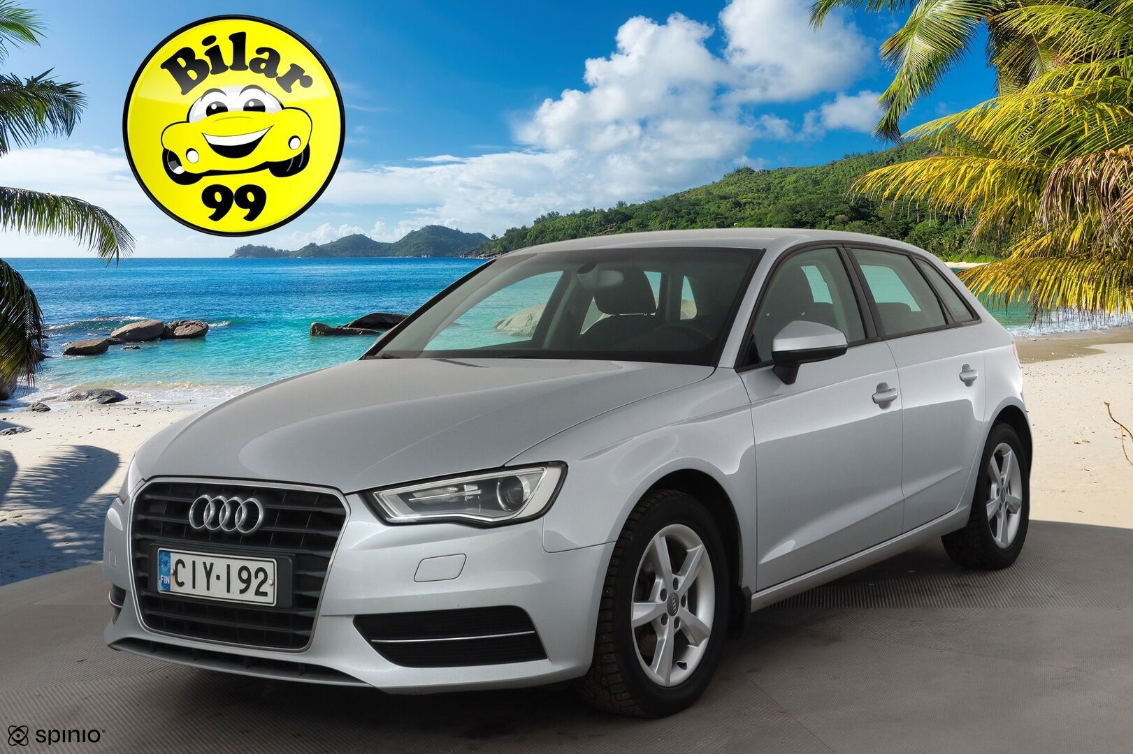 Audi A3 2013 Sportback Business 1,6 TDI 77 kW * Suomi-auto / Vakkari / P.tutka / Webasto / Xenon / Automaatti-ilmastointi * - Kahdet renkaat aluvanteilla - HULLU BLACKWEEK KORKOTARJOUS 2,49%