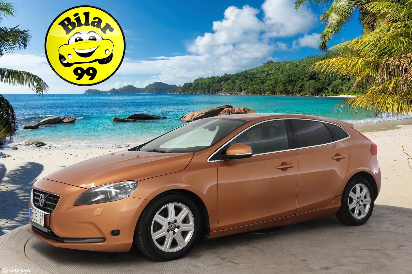Volvo V40 2013 D2 Momentum aut * Webasto / P-tutkat takana / Bluetooth / Lohkolämmitin / Navi * - Suomi-auto / Hyvin pidetty / 2x Aluvanteet