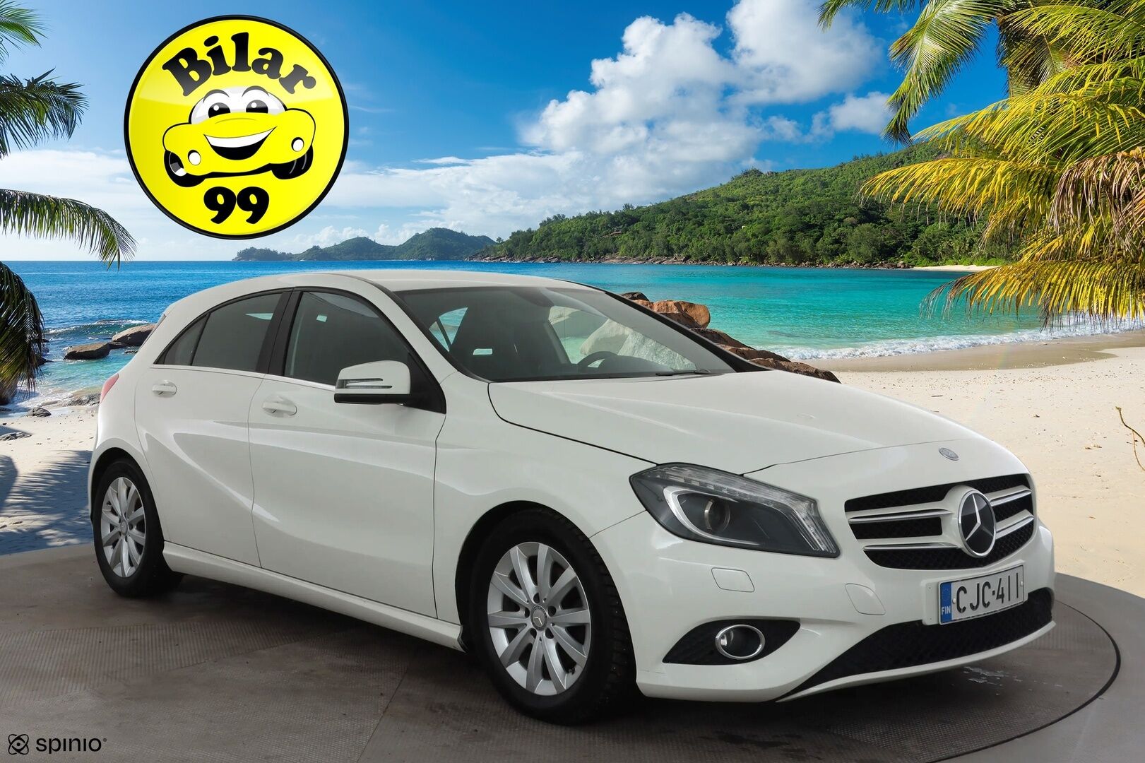 Mercedes-Benz A 2013 180 BE - | Lohko+sisä | Musta sisäkatto | ISOFIX | Xenon | Puolinahat | 
