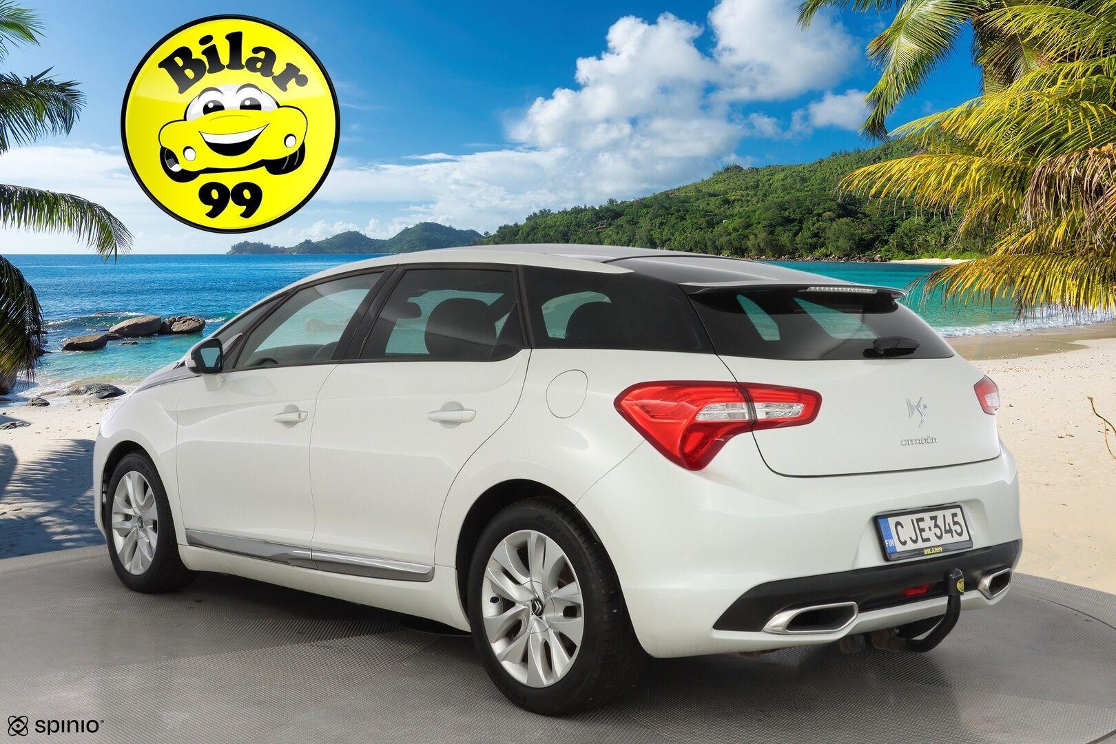Citroen DS5 2013 1.6 e-HDi 115 White Pearl BMP6 Aut * Webasto / Vakkari / Vetokoukku / Lasikatto / Nahka-alcantara / Keyless* - Suomi-auto / Viimeisin huolto 173tkm / Kahdet vanteet / Helmiäisvalkoinen / Säännöllisesti huollettu