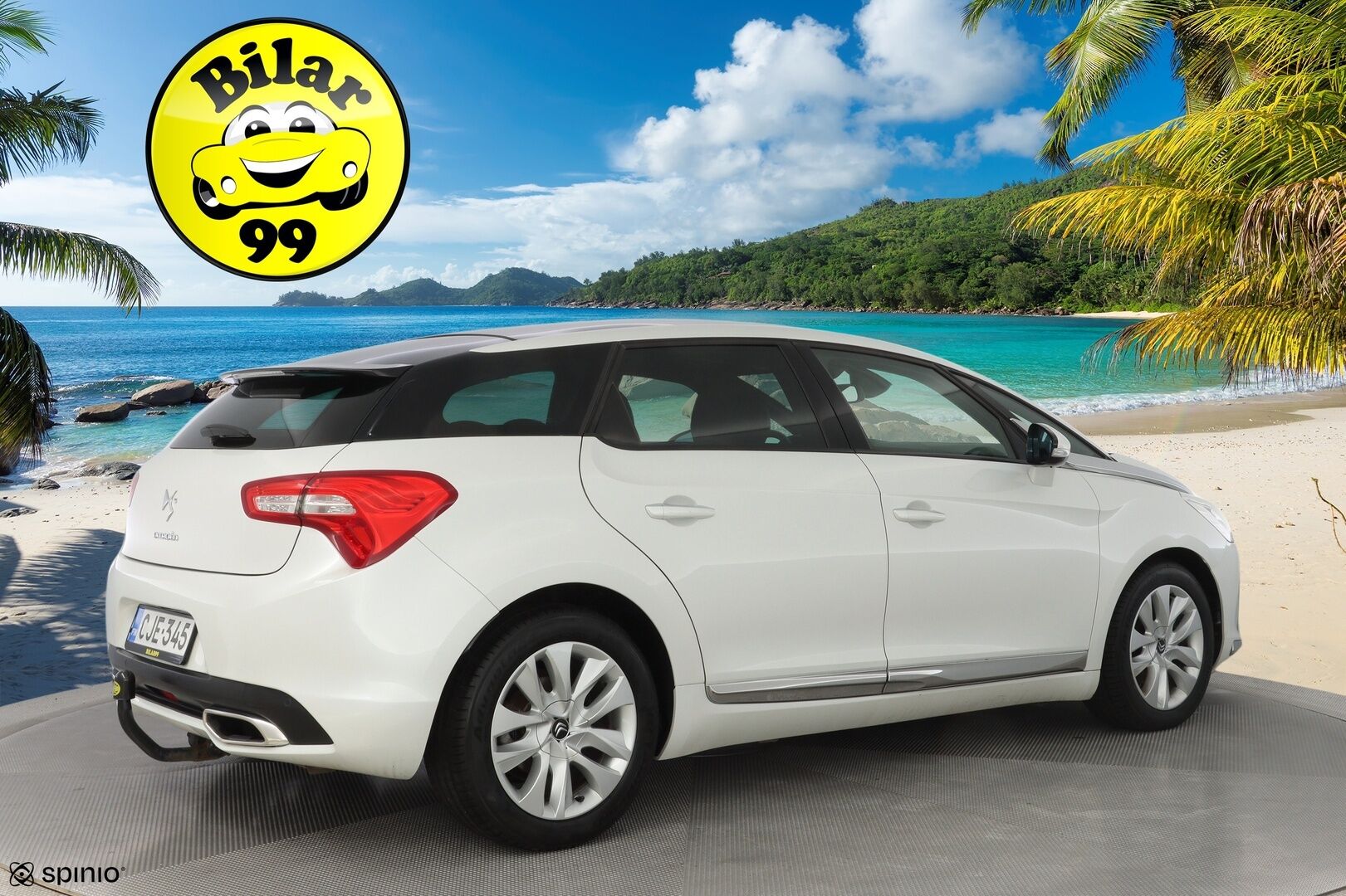 Citroen DS5 2013 1.6 e-HDi 115 White Pearl BMP6 Aut * Webasto / Vakkari / Vetokoukku / Lasikatto / Nahka-alcantara / Keyless* - Suomi-auto / Viimeisin huolto 173tkm / Kahdet vanteet / Helmiäisvalkoinen / Säännöllisesti huollettu